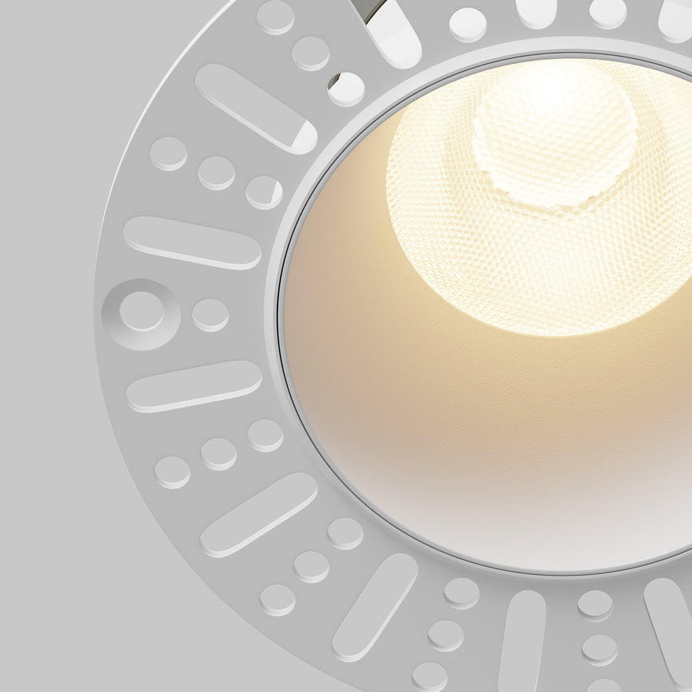Maytoni downlight Dip LED 50° вграден кръгъл осветител, бял
