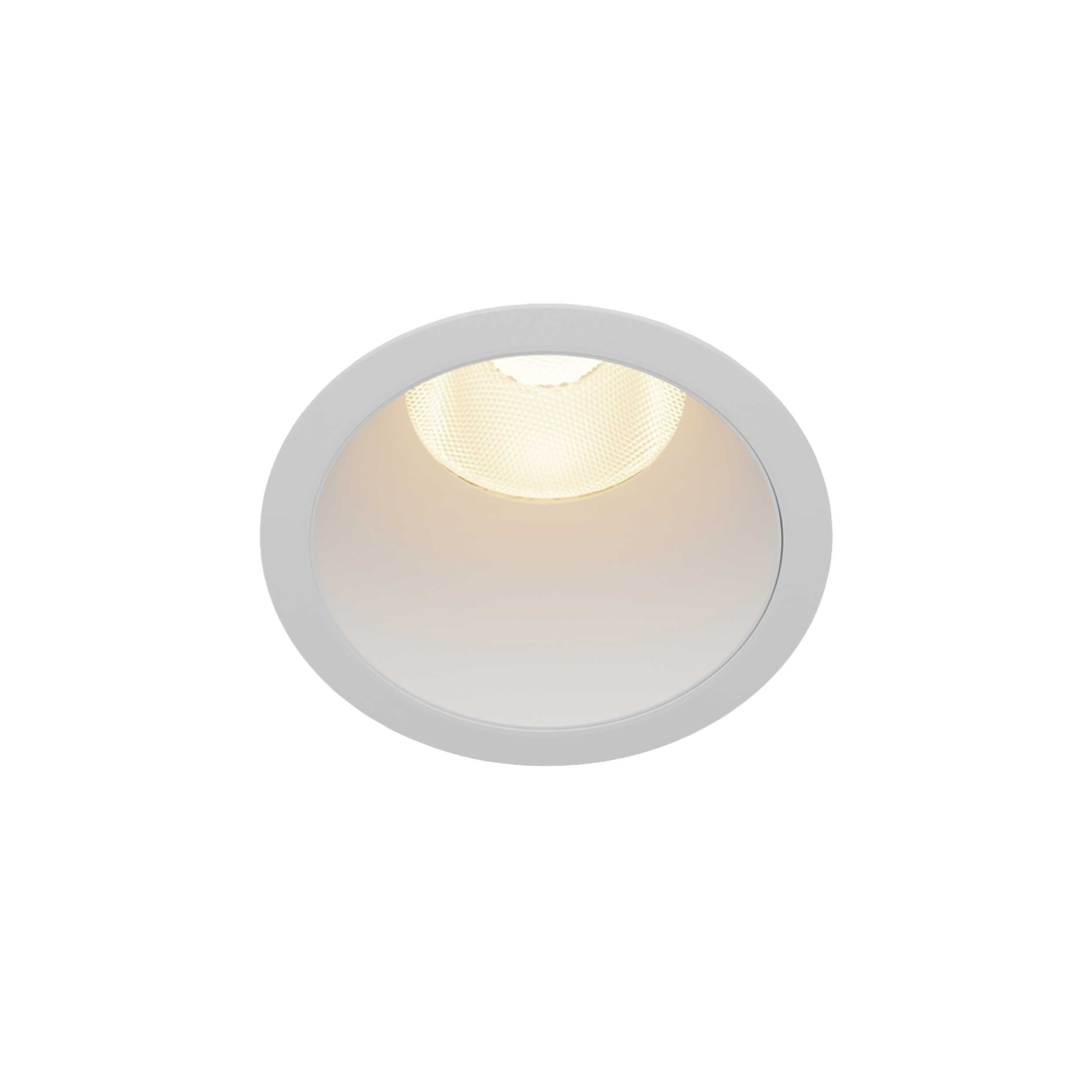 Maytoni downlight Dip LED 50° вграден кръгъл осветител, бял