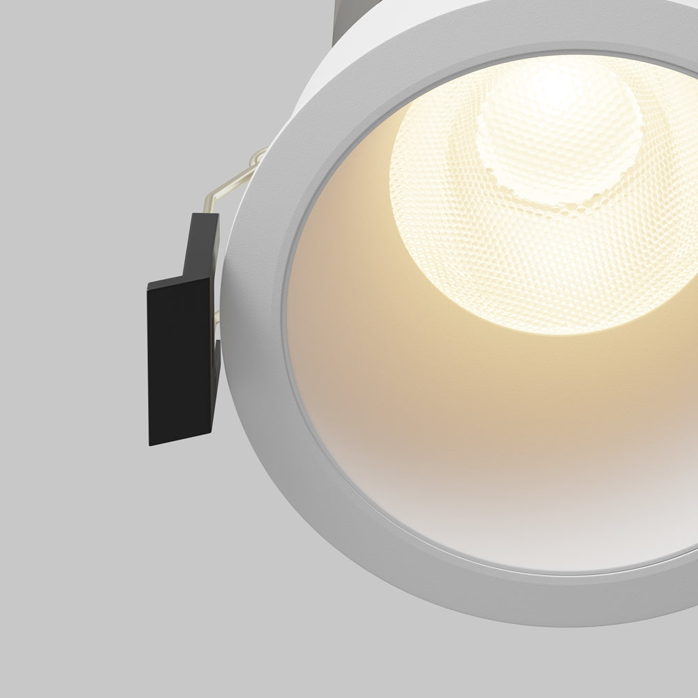 Maytoni downlight Dip LED 50° вграден кръгъл осветител, бял