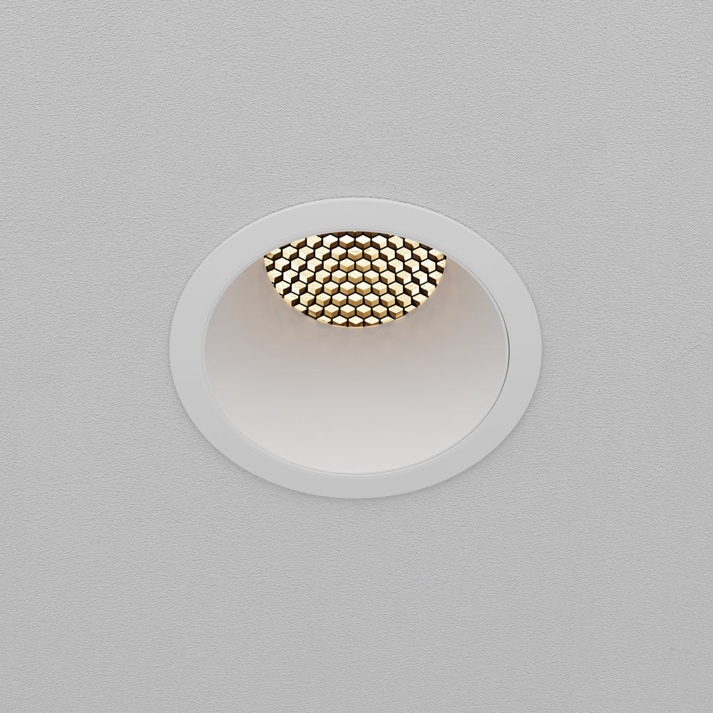 Maytoni downlight Dip LED 50° вграден кръгъл осветител, бял