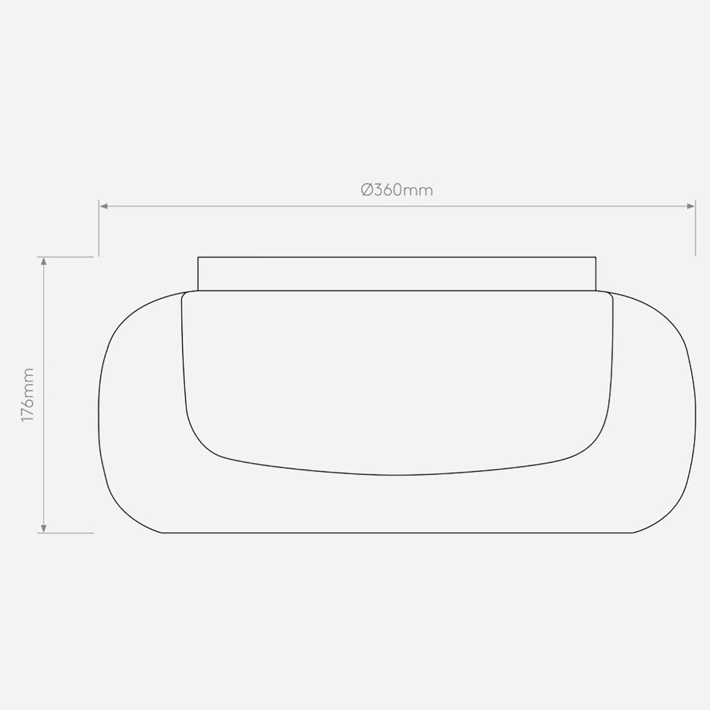 Astro Aquina E27 stropní svítidlo IP44