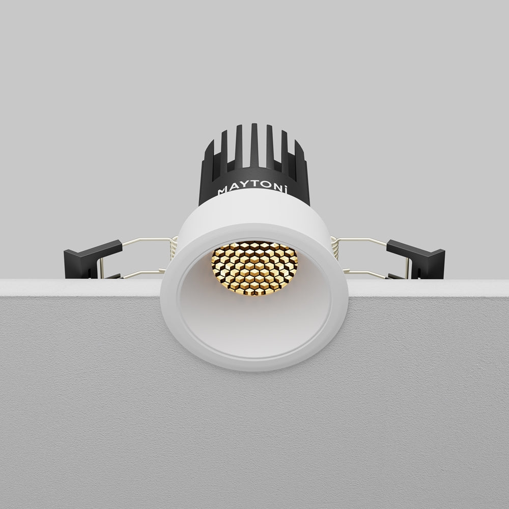 Maytoni downlight Dip LED 50° вграден кръгъл осветител, бял