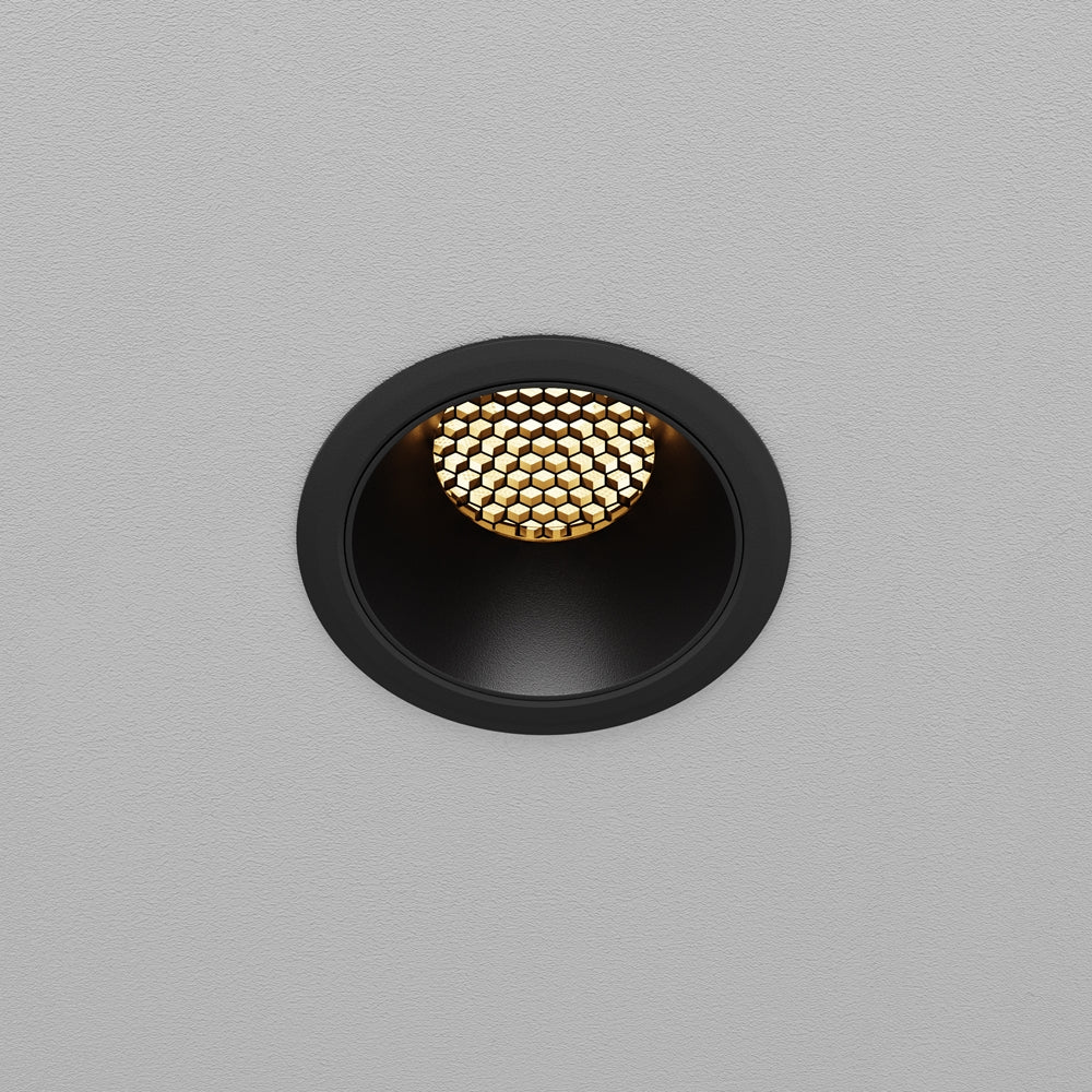 Maytoni downlight Dip LED 50° вграден кръгъл осветител, черен