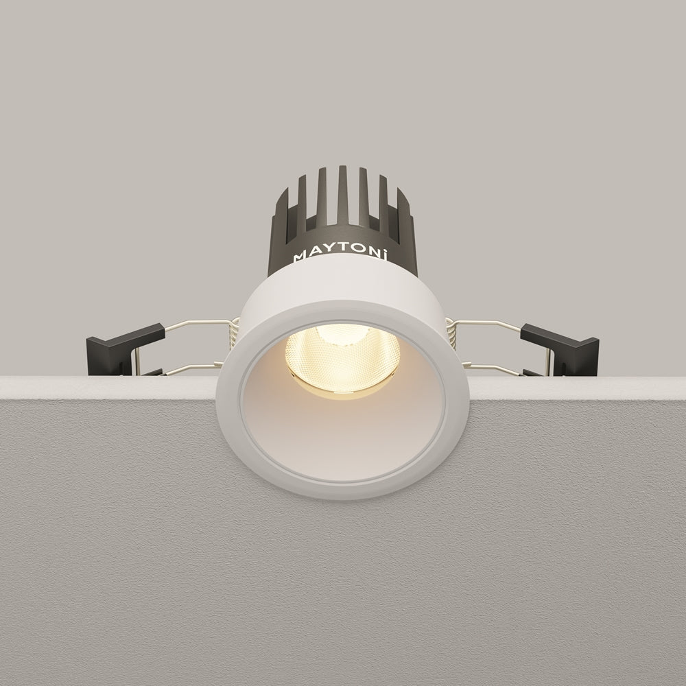 Maytoni downlight Dip LED 50° вграден кръгъл осветител, бял