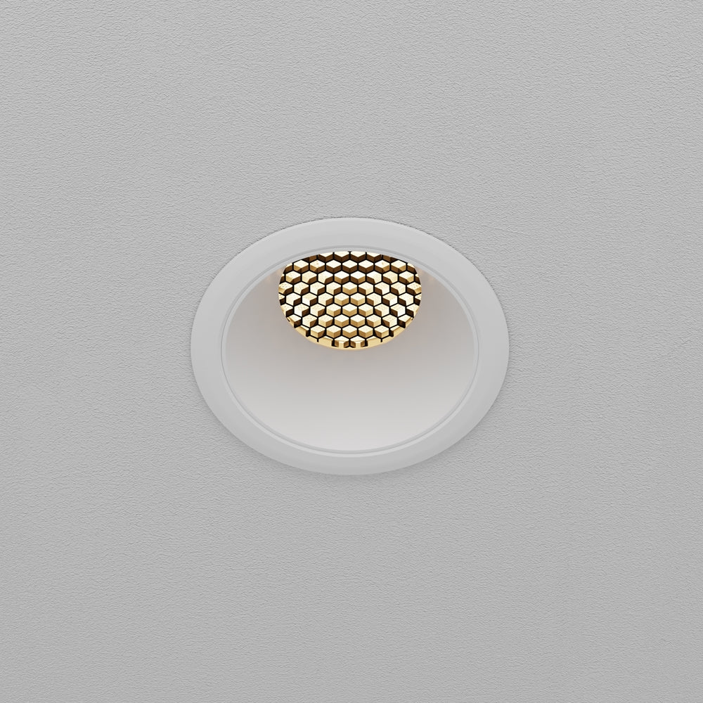 Maytoni downlight Dip LED 50° вграден кръгъл осветител, бял