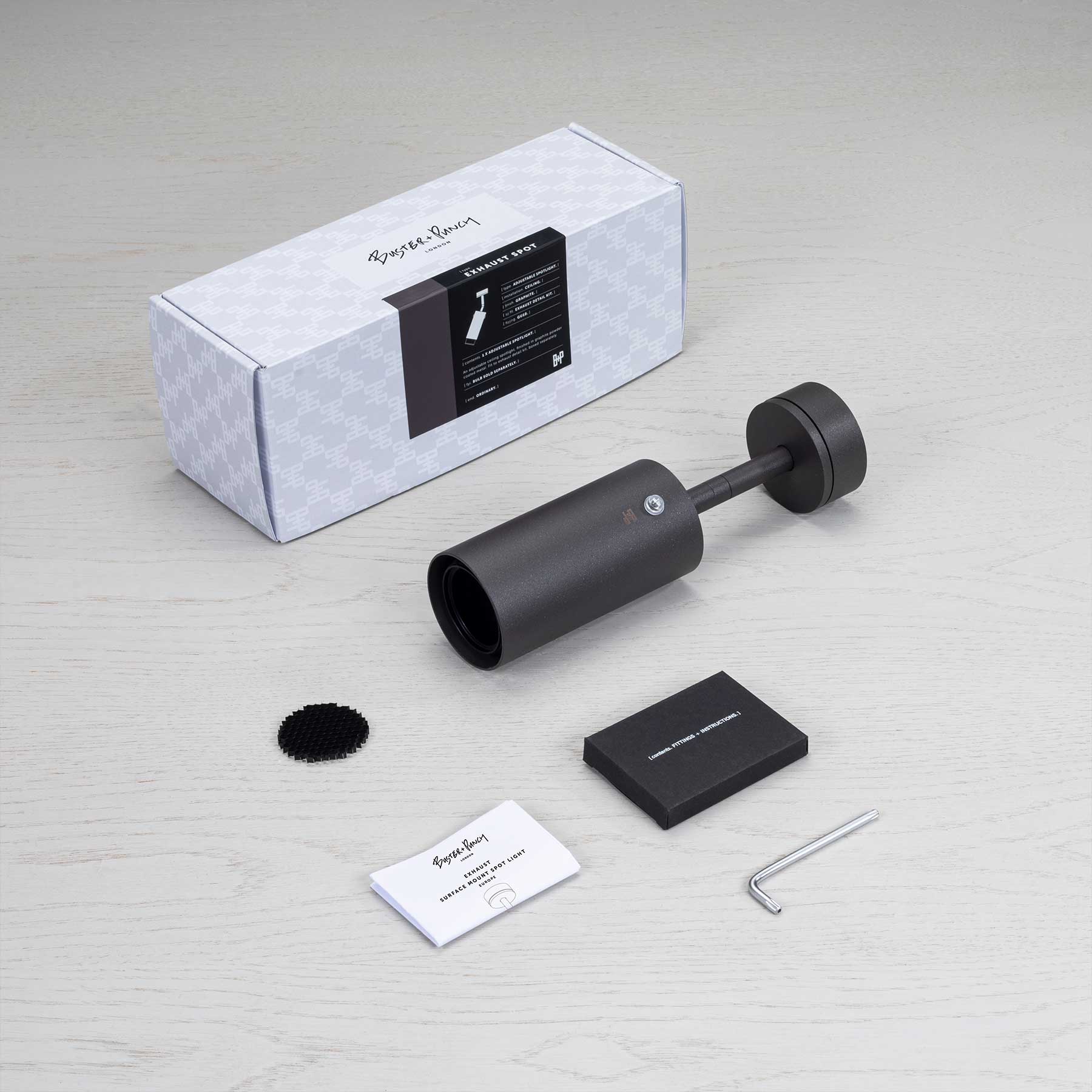 Buster & Punch Exhaust Linear GU10 nastavitelné bodové svítidlo