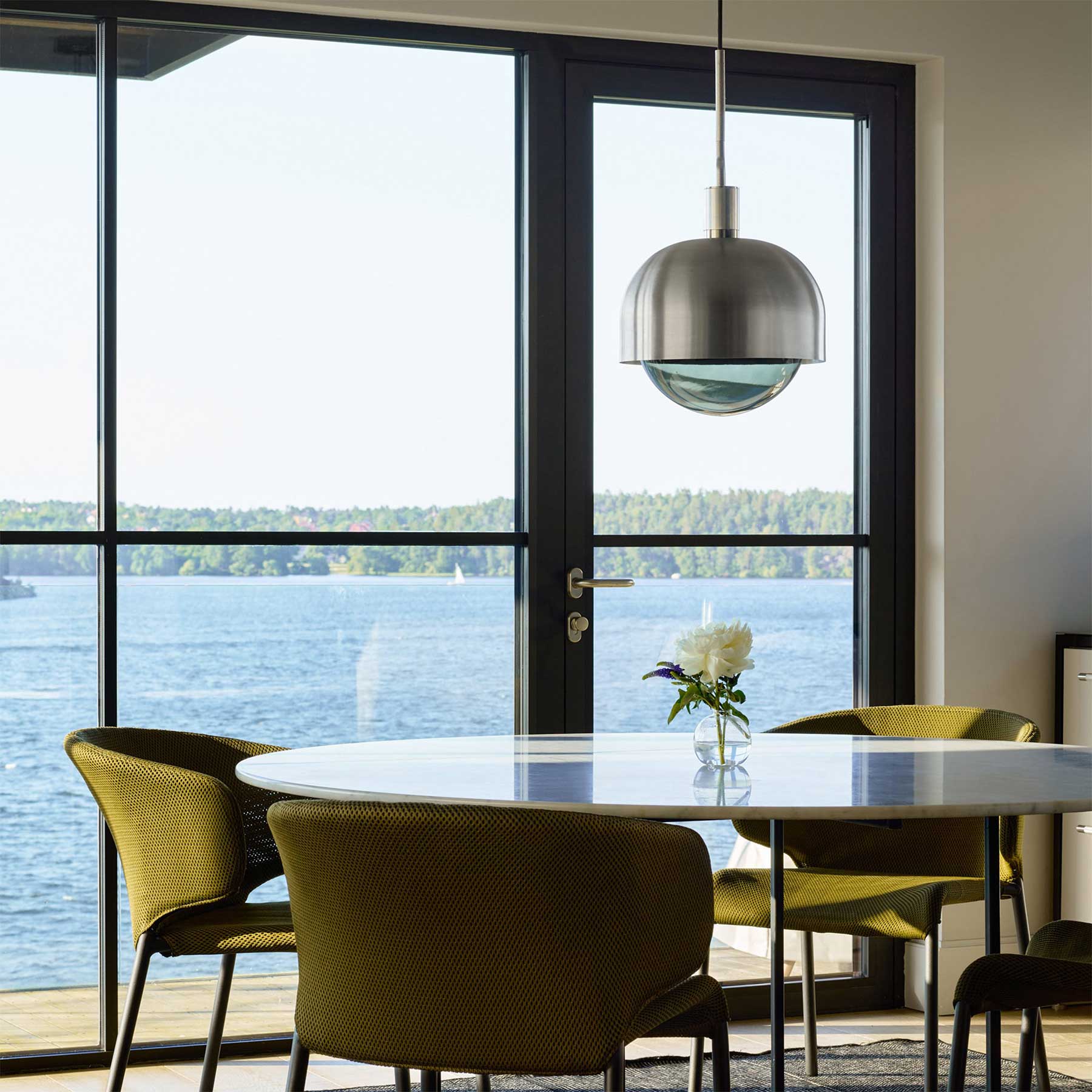 Buster & Punch Forked Globe Shade E27 závěsné svítidlo