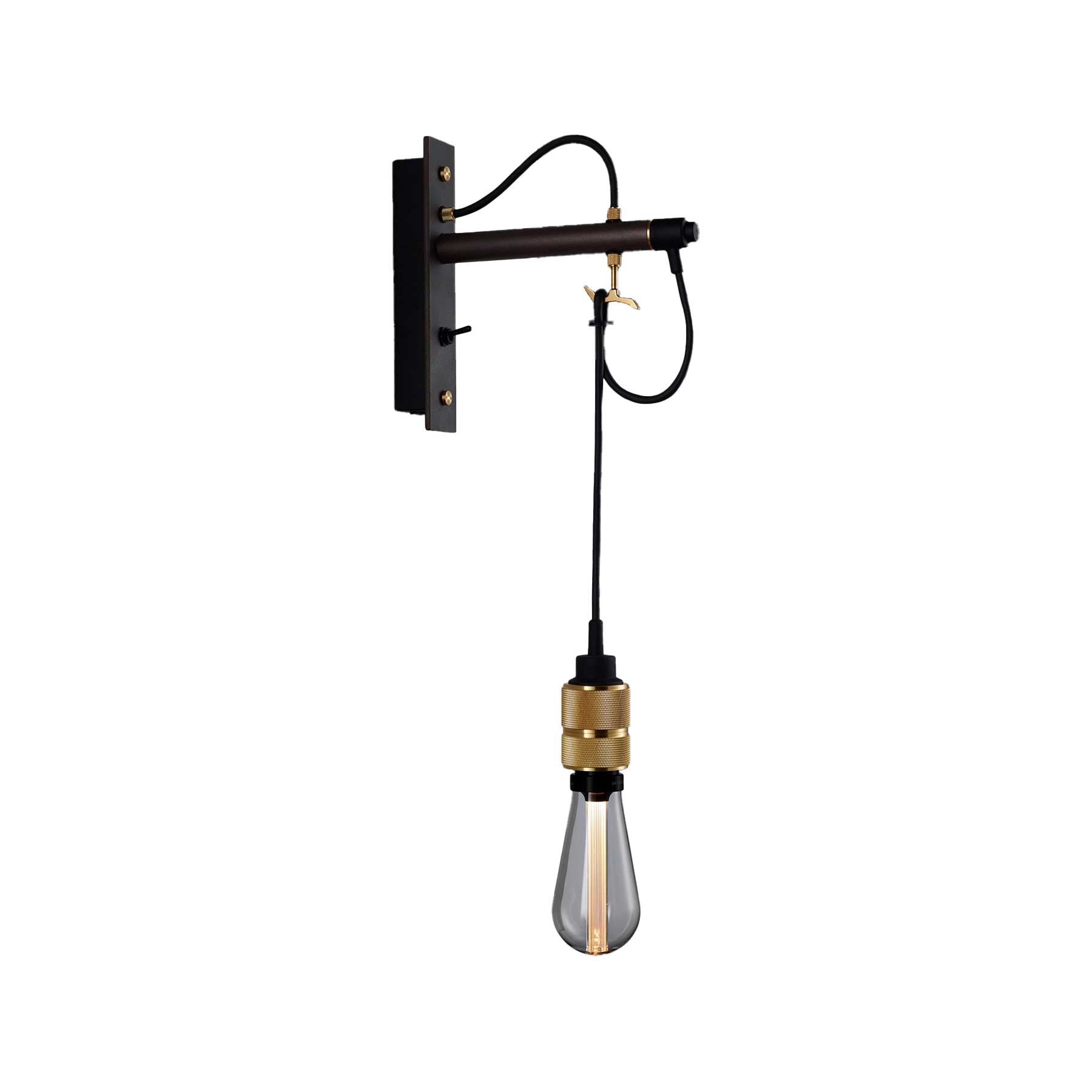 Buster & Punch E27 HOOKED nástěnné grafitové svítidlo