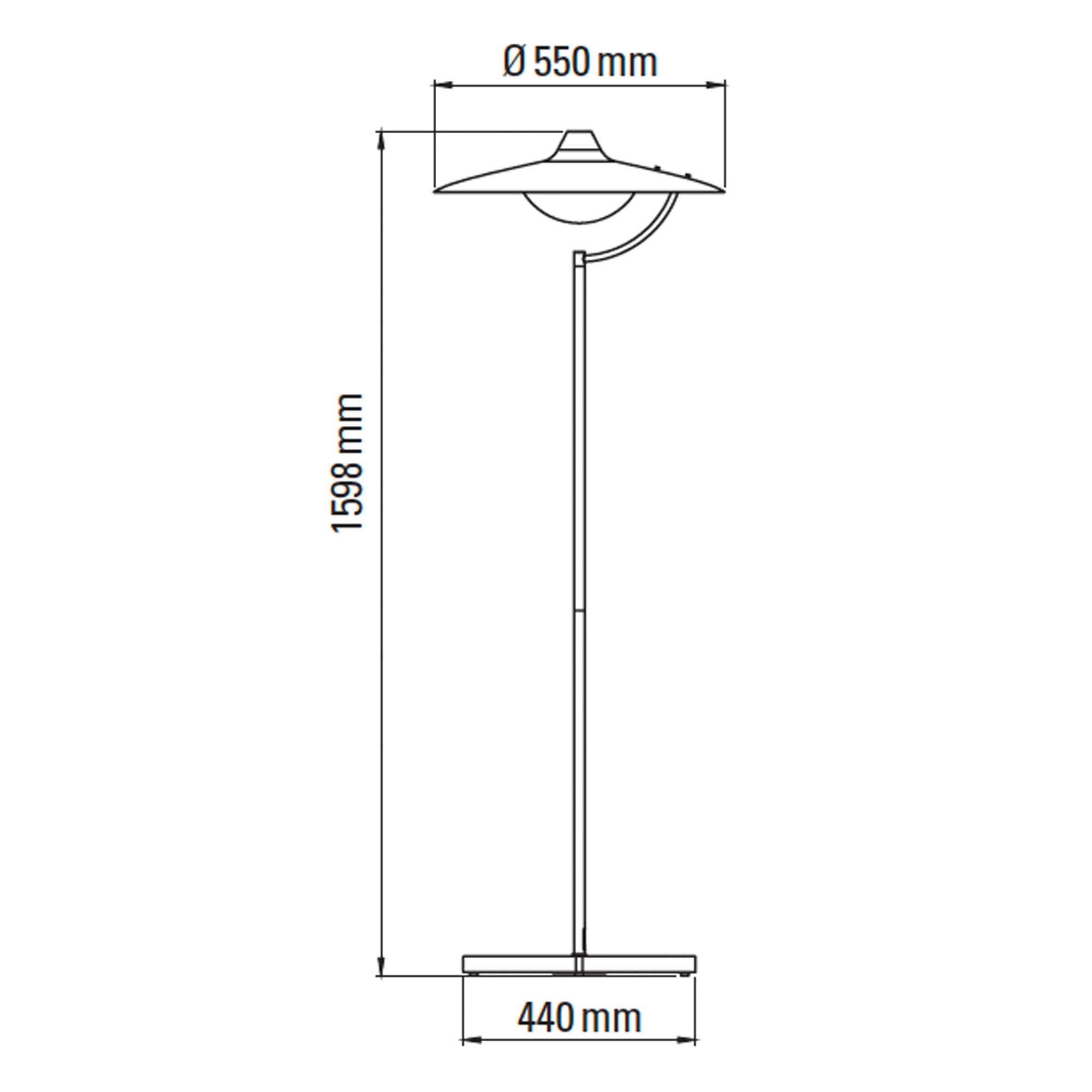 DCW éditions Biny LED подова лампа