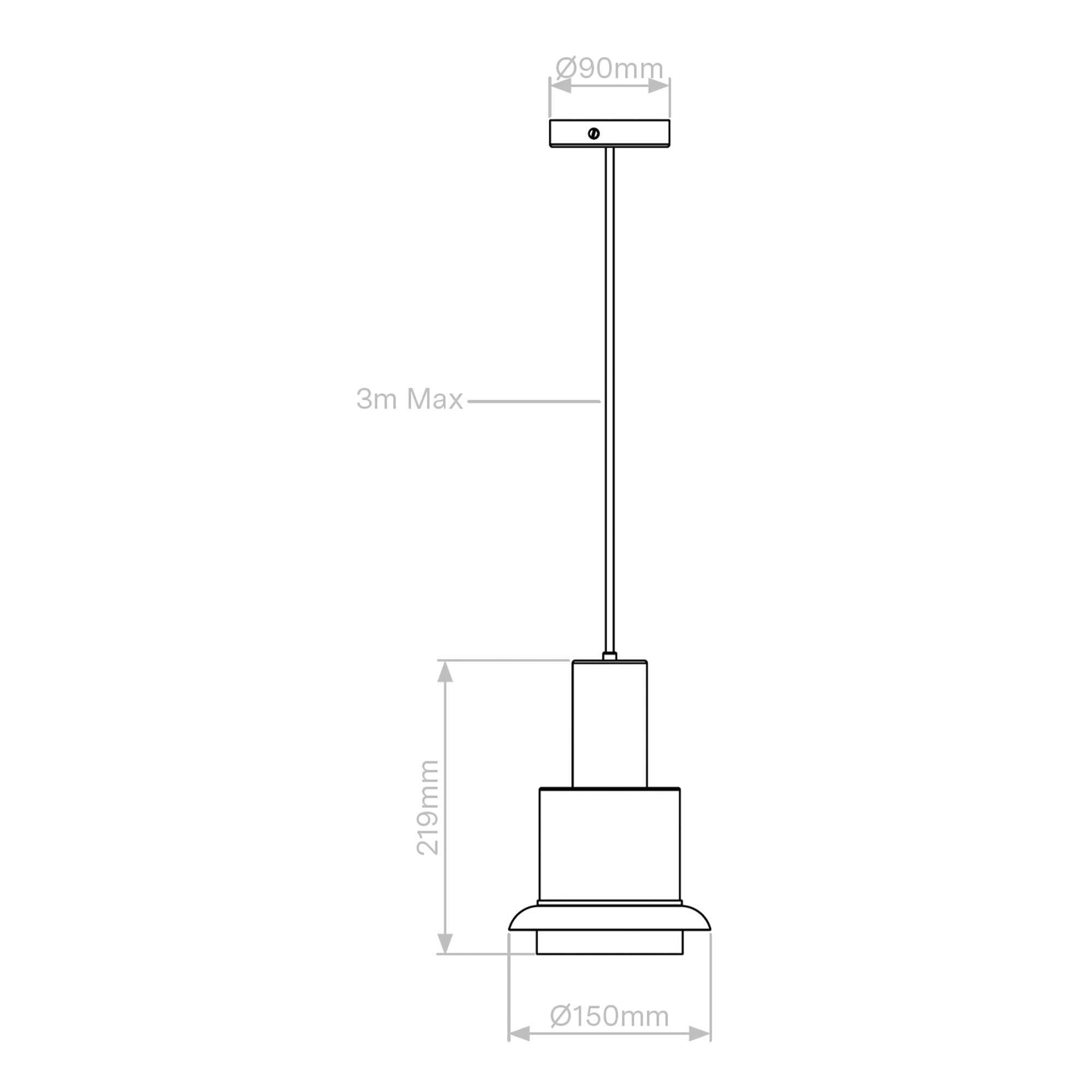 DCW éditions Chaumont S E27 висящо осветително тяло