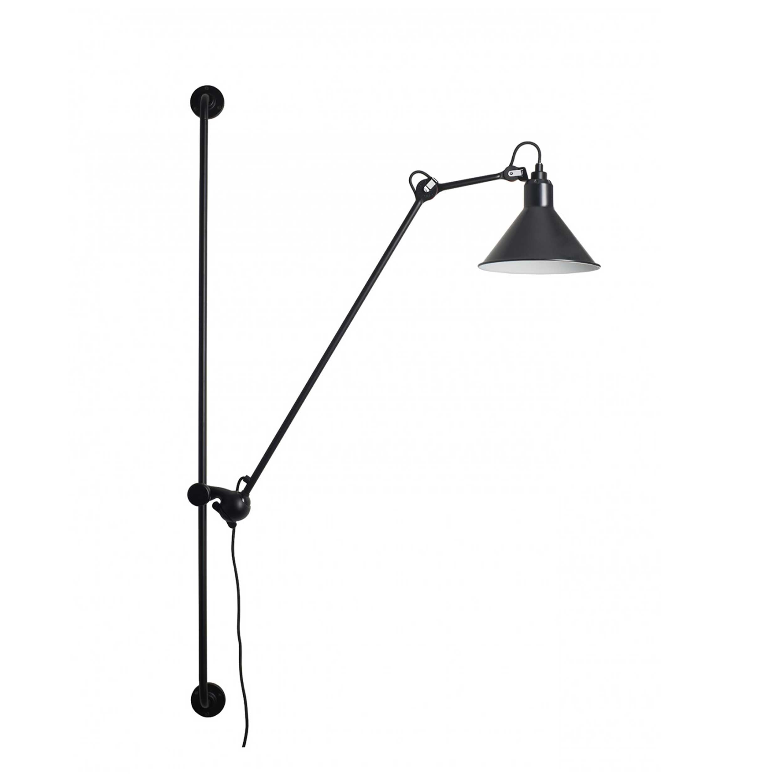 DCW éditions Lampe Gras N°214 E14 плъзгаща се стенна лампа
