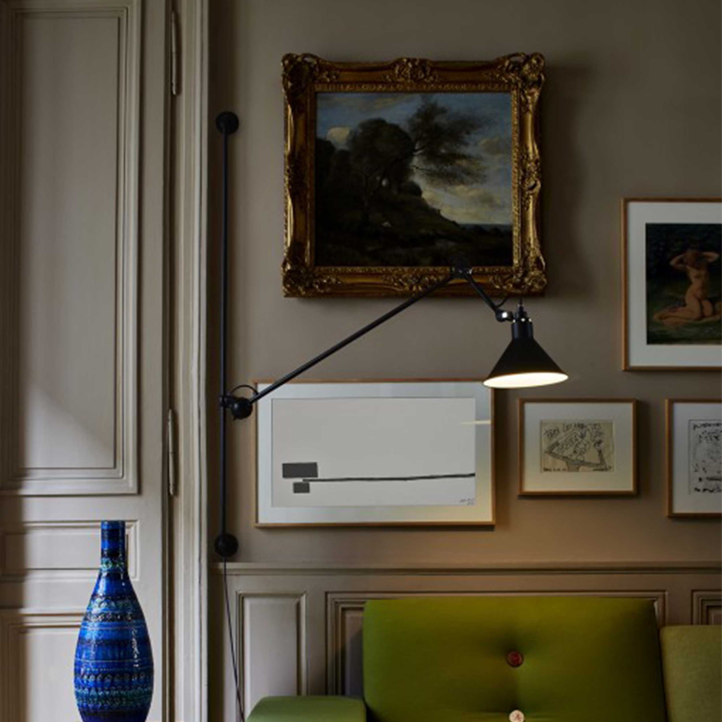 DCW éditions Lampe Gras N°214 E14 плъзгаща се стенна лампа