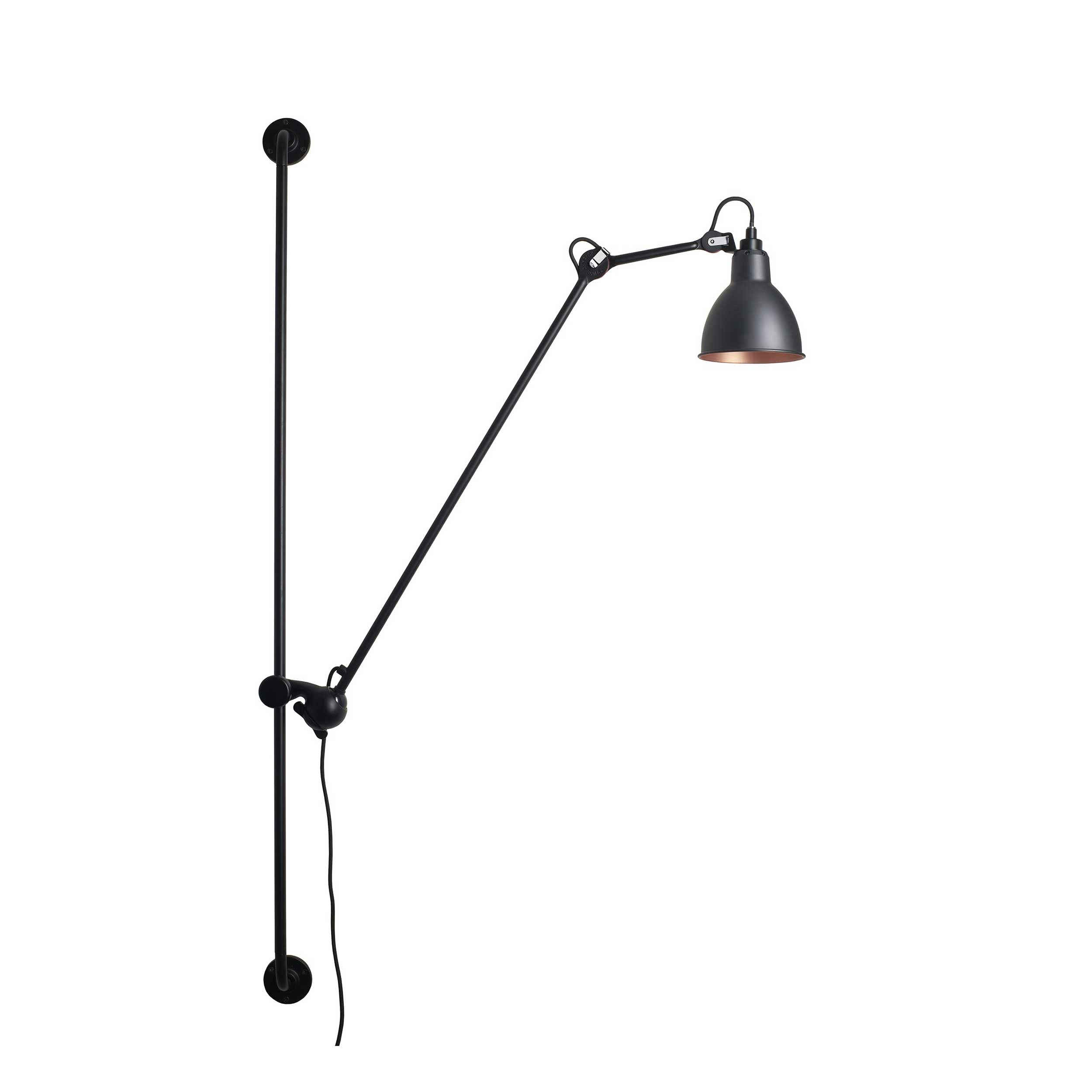 DCW éditions Lampe Gras N°214 E14 плъзгаща се стенна лампа
