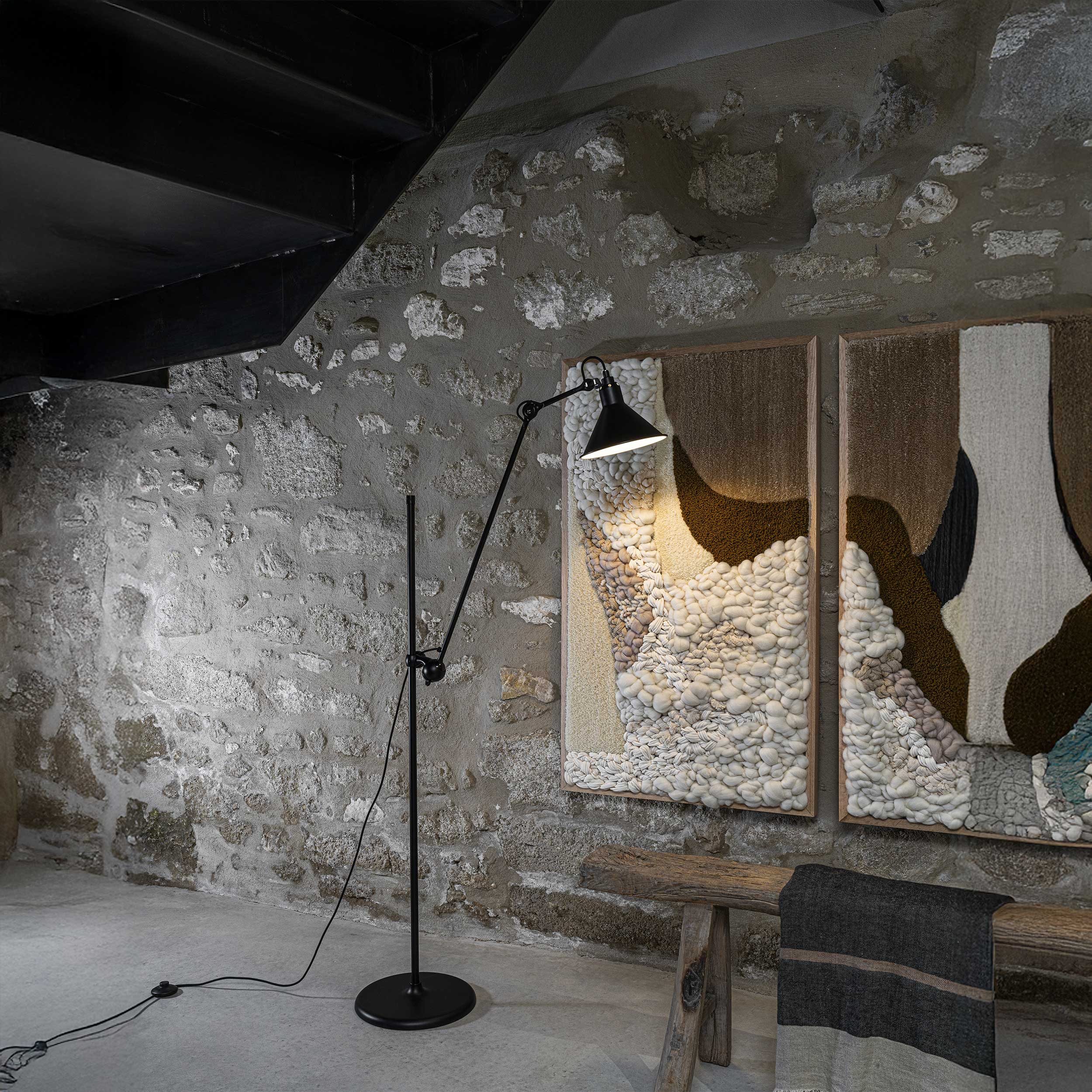 DCW éditions Lampe Gras N°215 E14 подова лампа