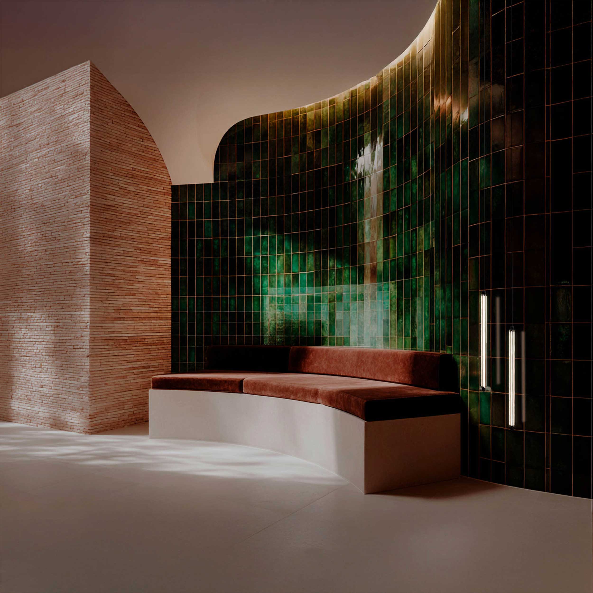 Вертикално висящо осветително тяло Faro Lumina LED 1L