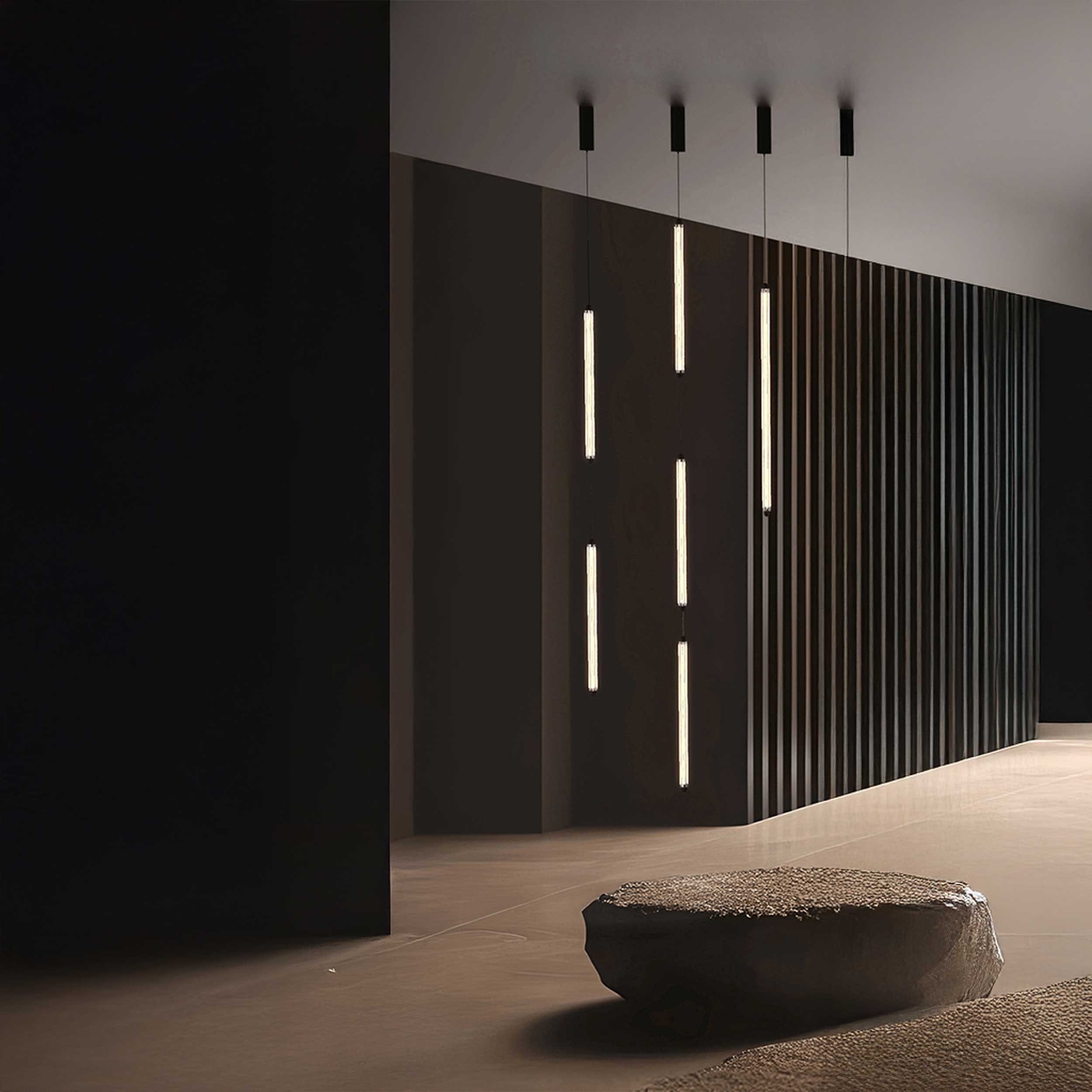 Вертикално висящо осветително тяло Faro Lumina LED 1L