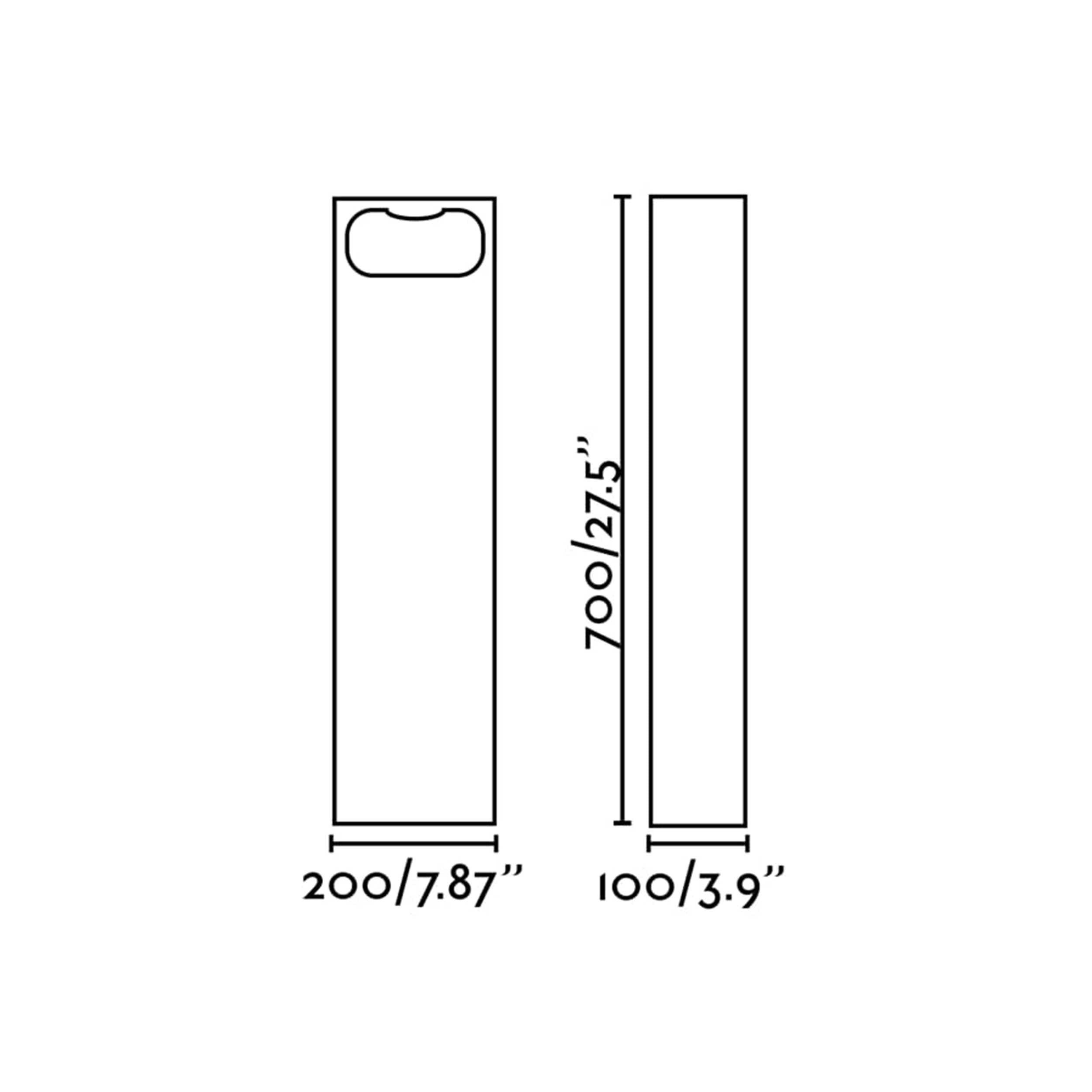 Faro Glint LED колонен външен осветител IP55