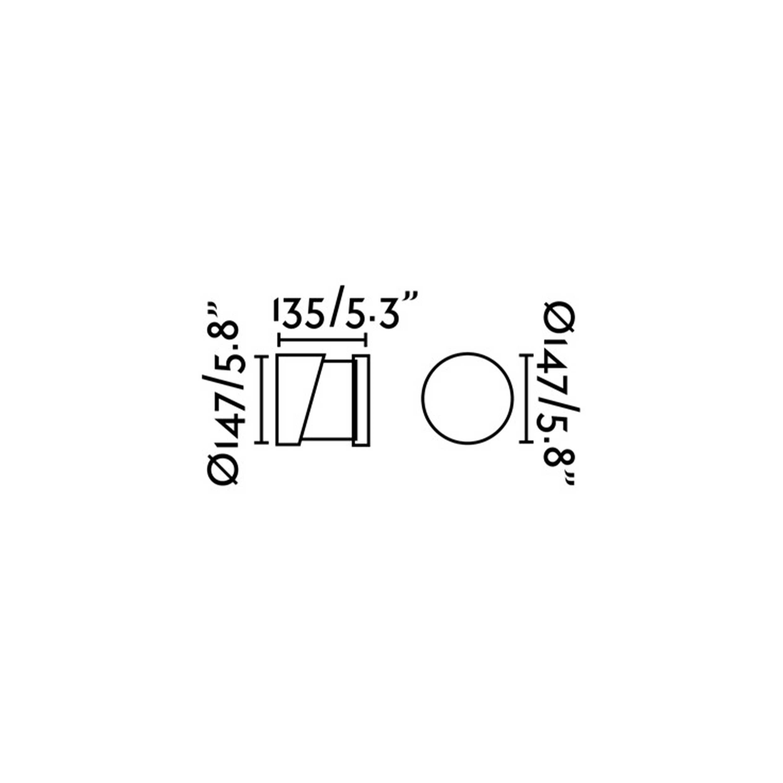 Външна стенна лампа Faro Block E27 IP65