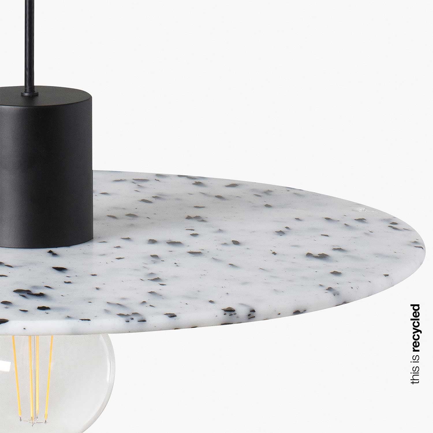Faro Confetti E27 závěsné svítidlo z recyklovaného materiálu