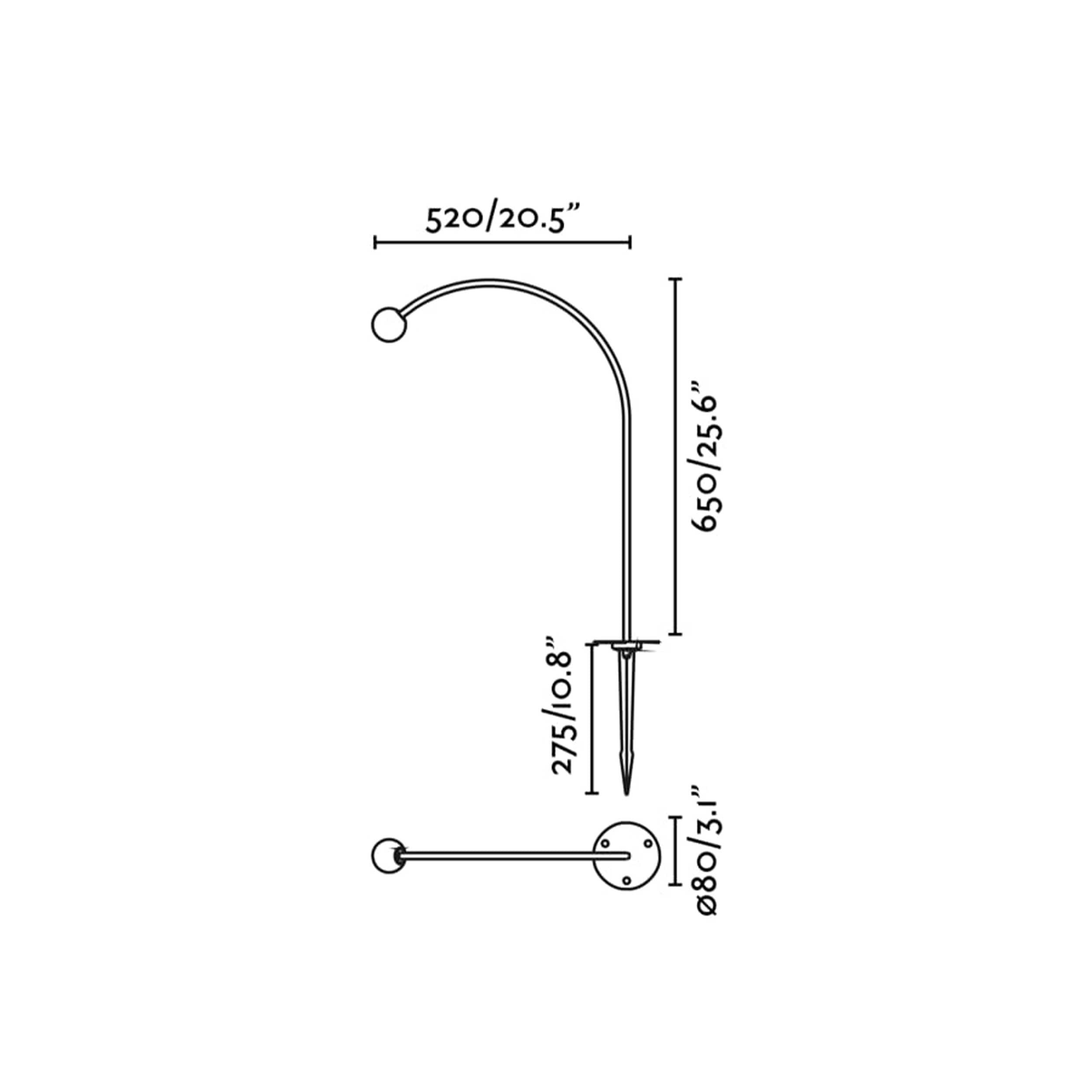 Faro Cuca LED осветително тяло за външна дъга IP65 24V