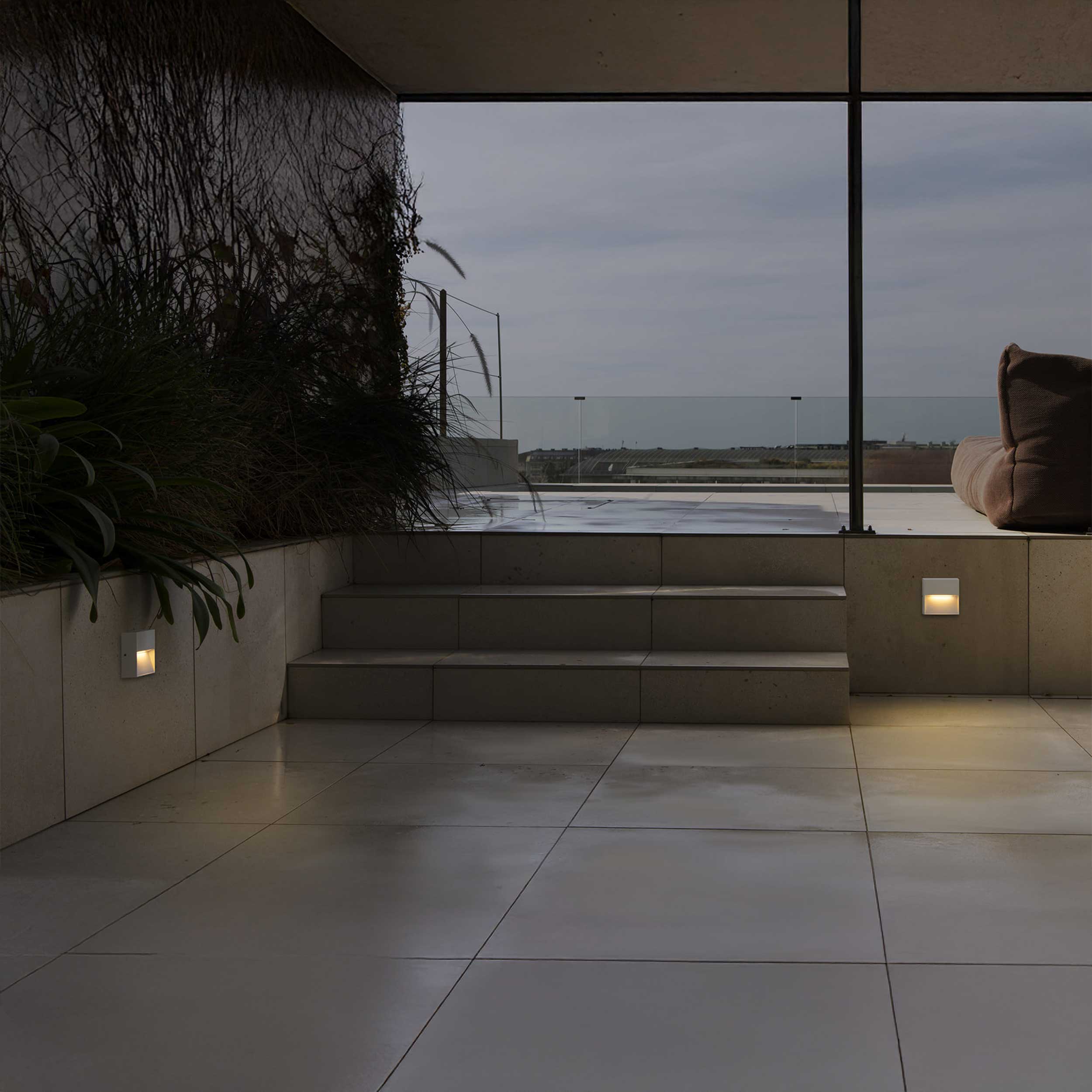 Faro Dune LED квадратна външна стенна лампа IP65