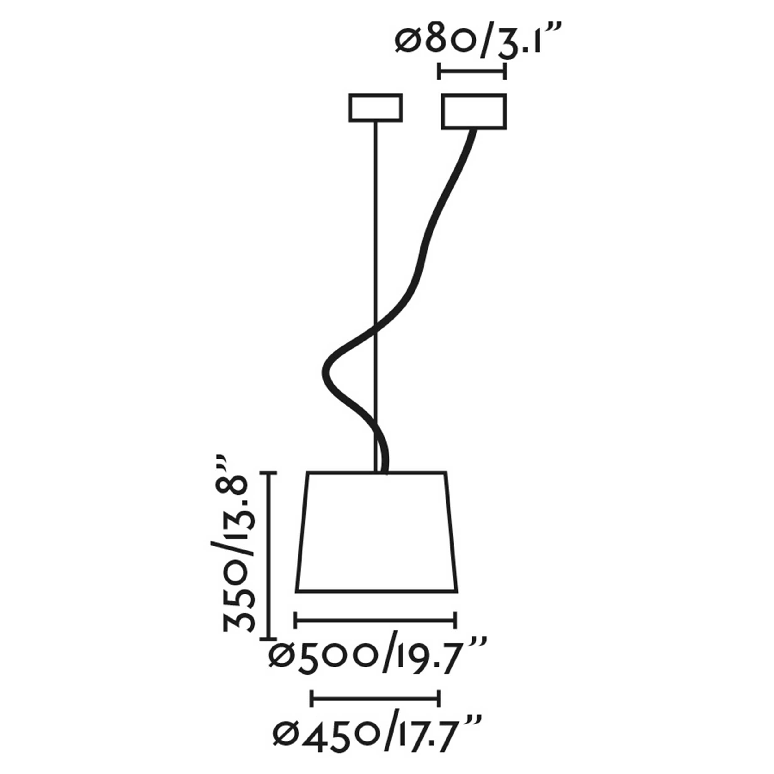Висящо осветително тяло Faro Samba E27