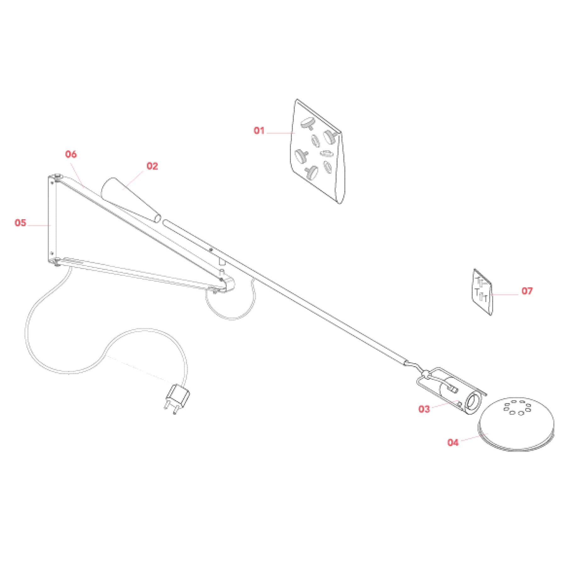 Flos 265 E27 nástěnné svítidlo