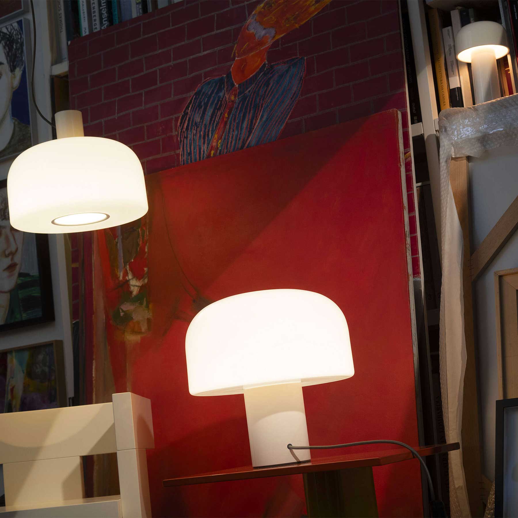 Flos Bellhop S2 E27 závěsné skleněné svítidlo