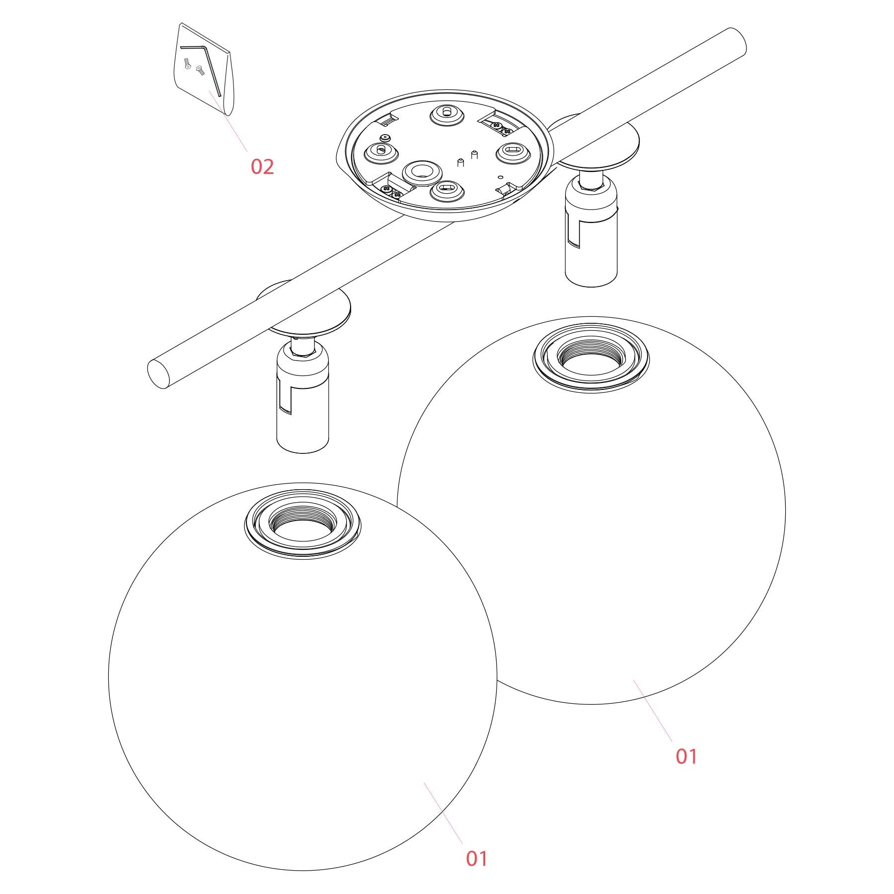 Flos IC Lights E14 nástěnné svítidlo