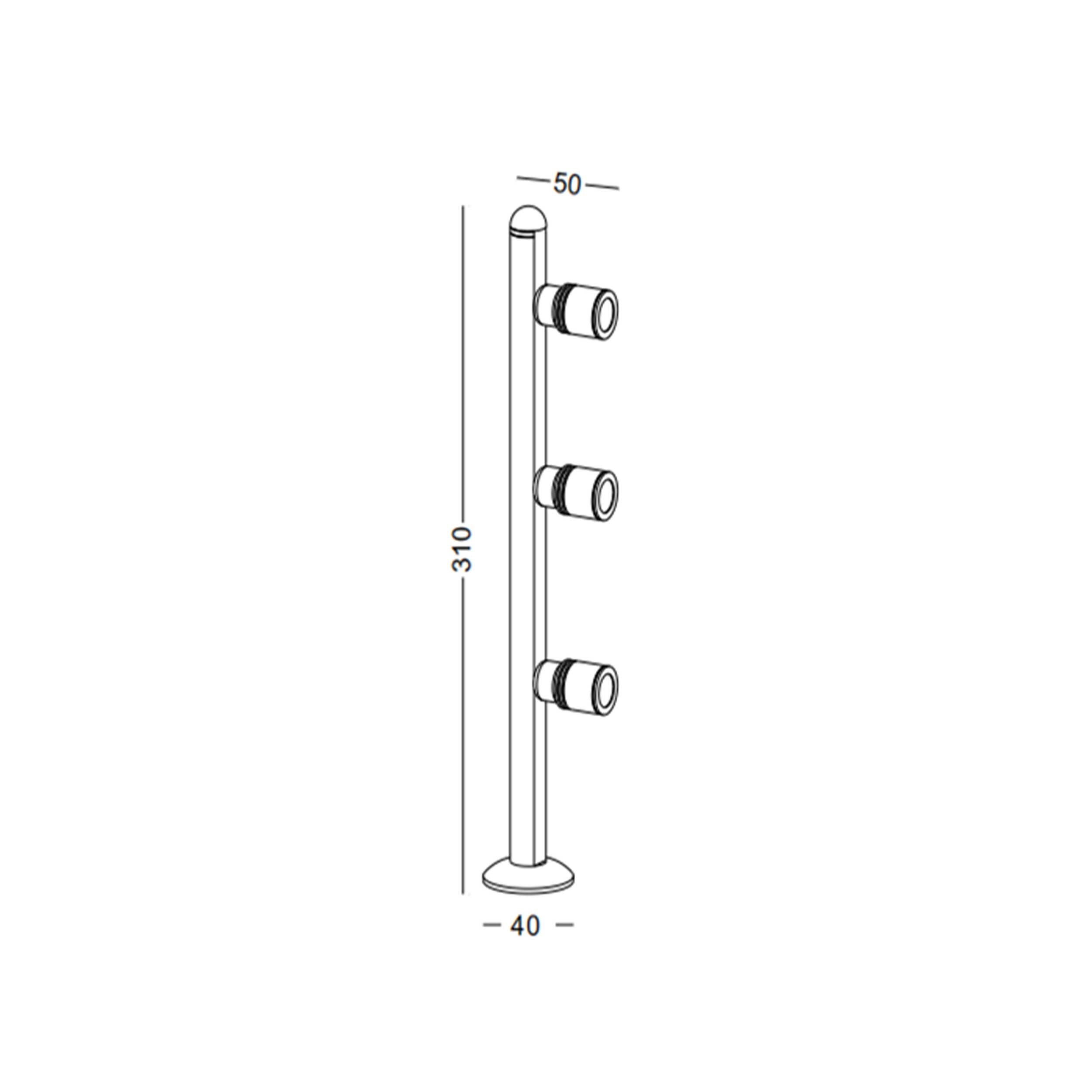 LED настолна лампа за шкаф