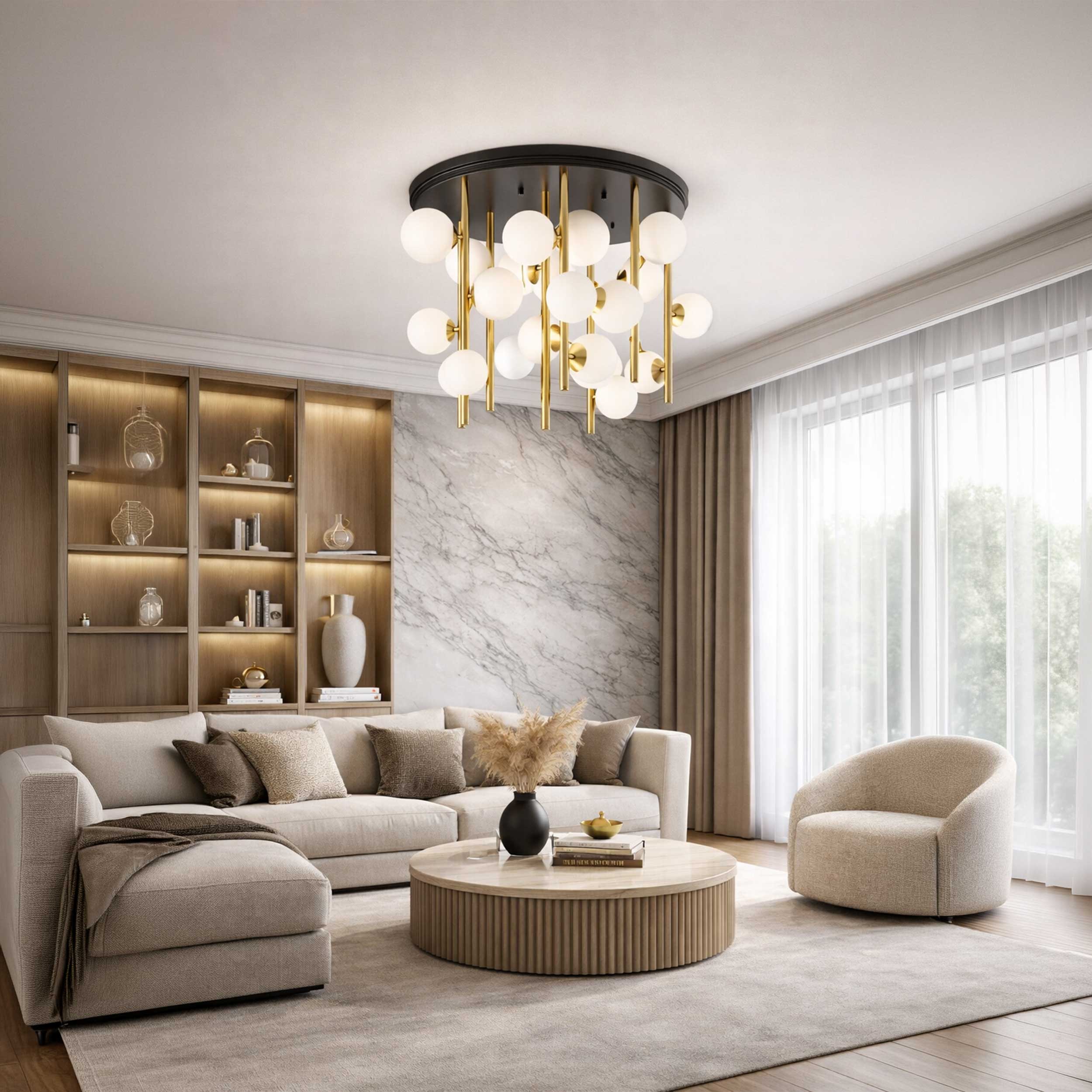 Ideal lux Perlage G9 висящо таванно осветително тяло