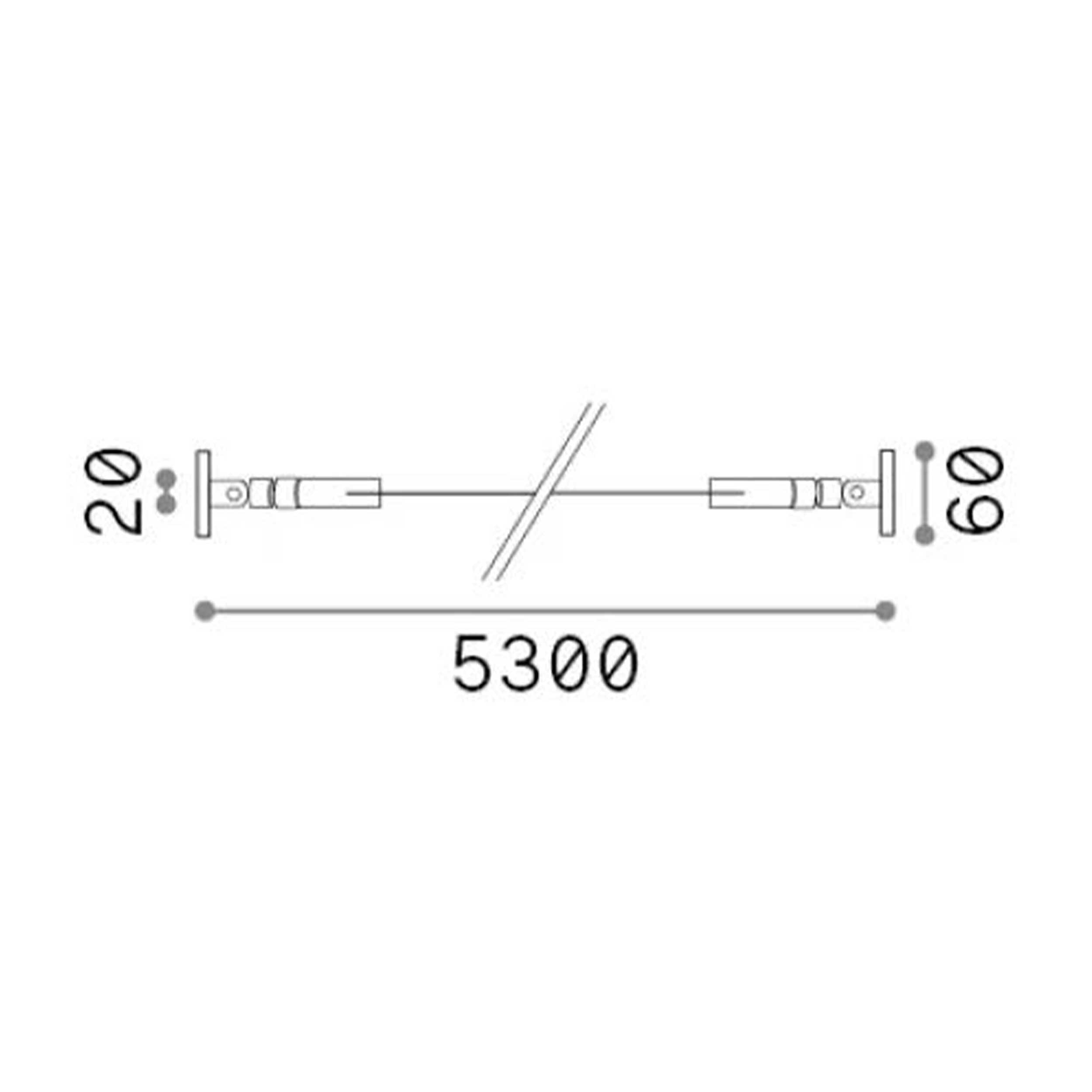 Ideal Lux Riflesso LED bathroom wall light IP54