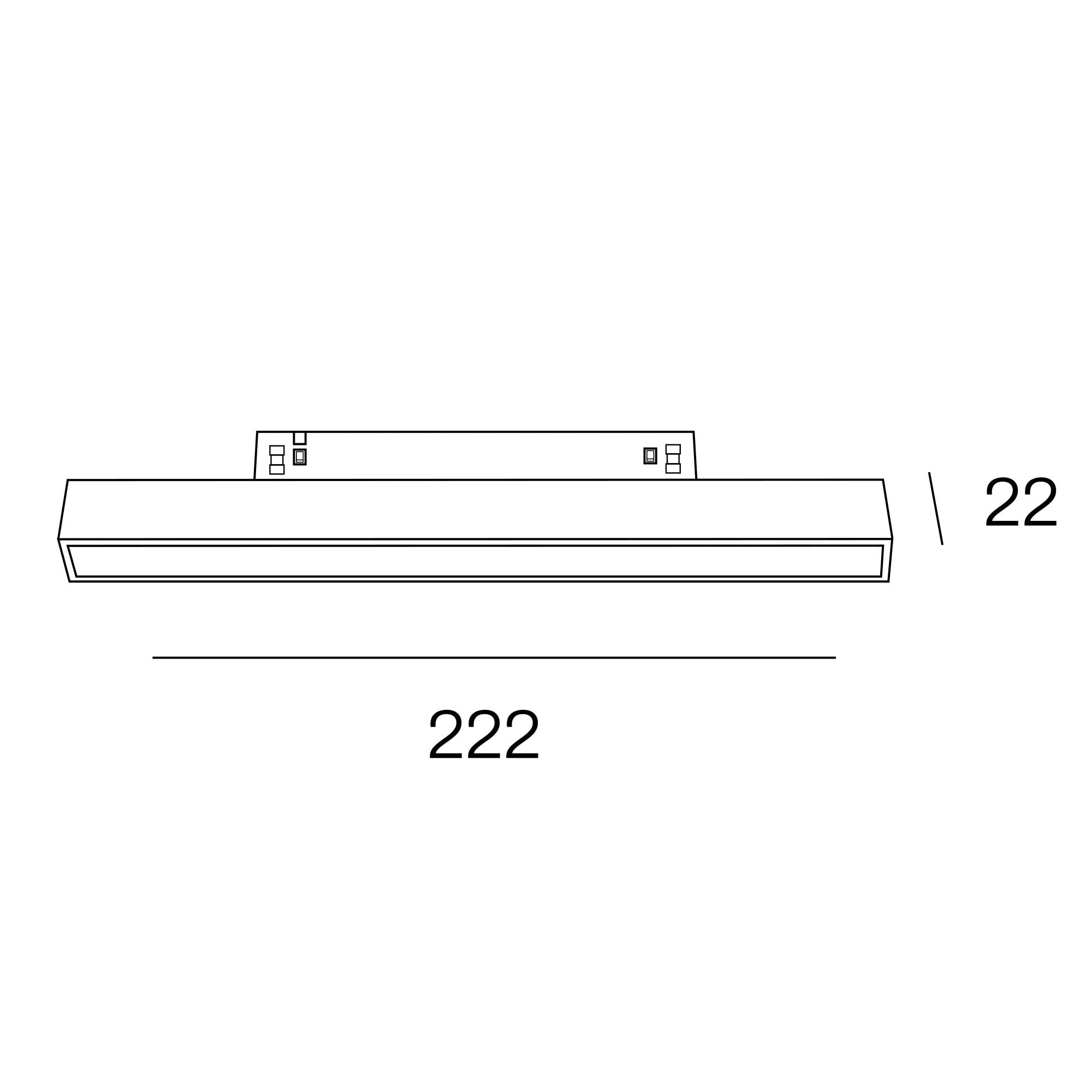 Internova Banda LED svítidlo pro 48V lištu