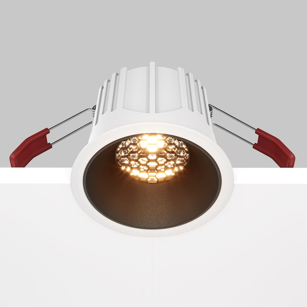 Maytoni downlight Alfa LED 36° вграден кръгъл осветител, черен