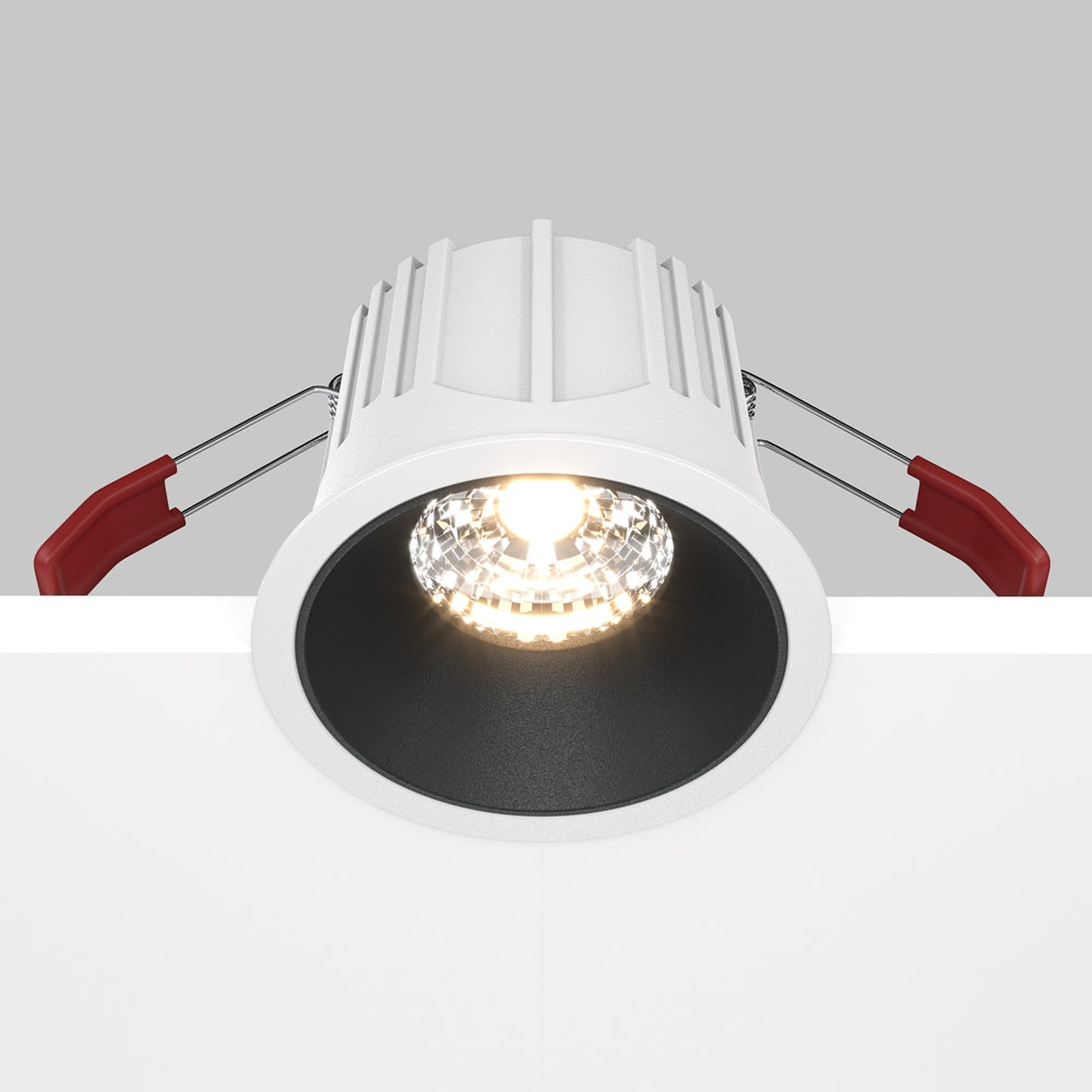 Maytoni downlight Alfa LED 36° вграден кръгъл осветител, черен