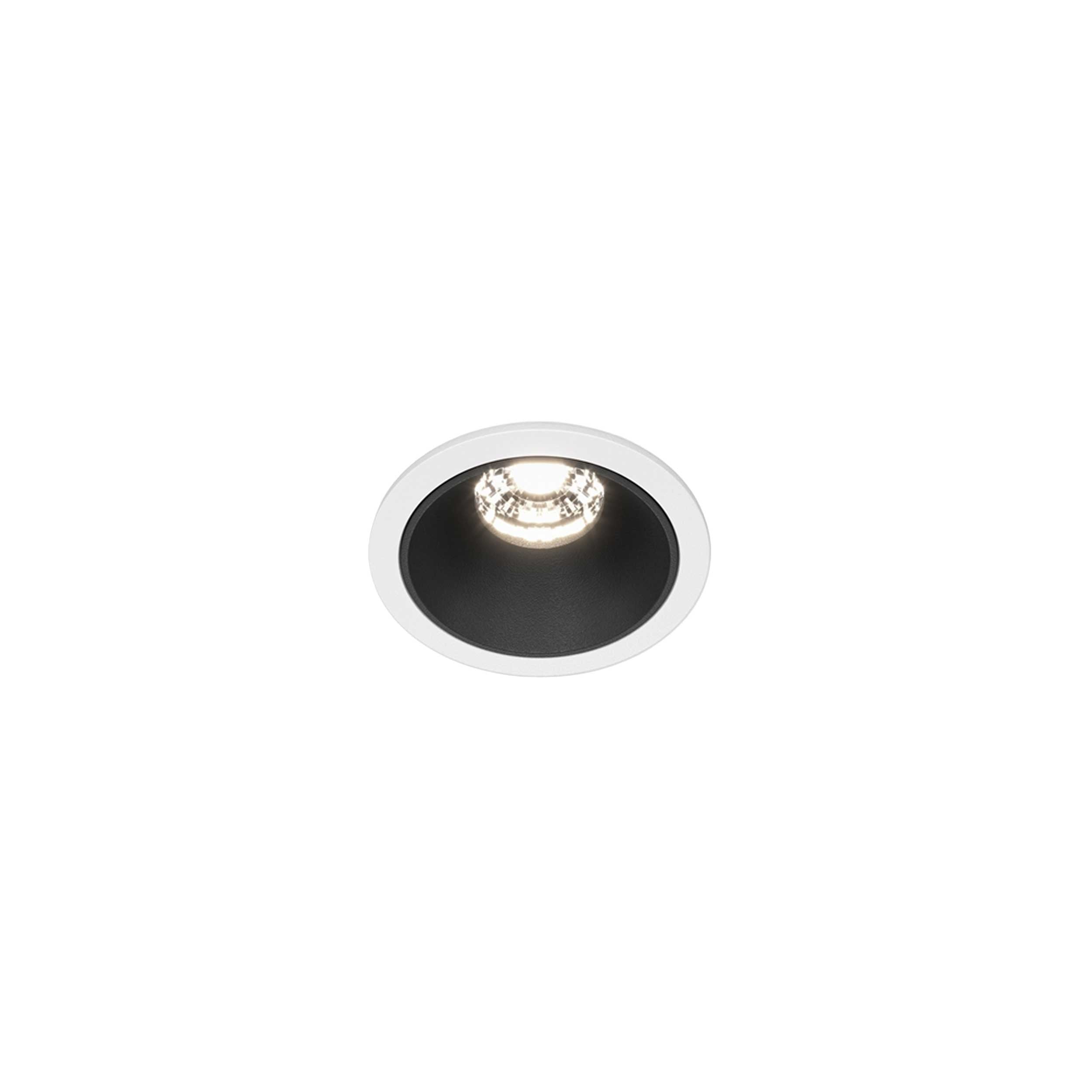 Maytoni downlight Alfa LED 36° вграден кръгъл осветител, черен
