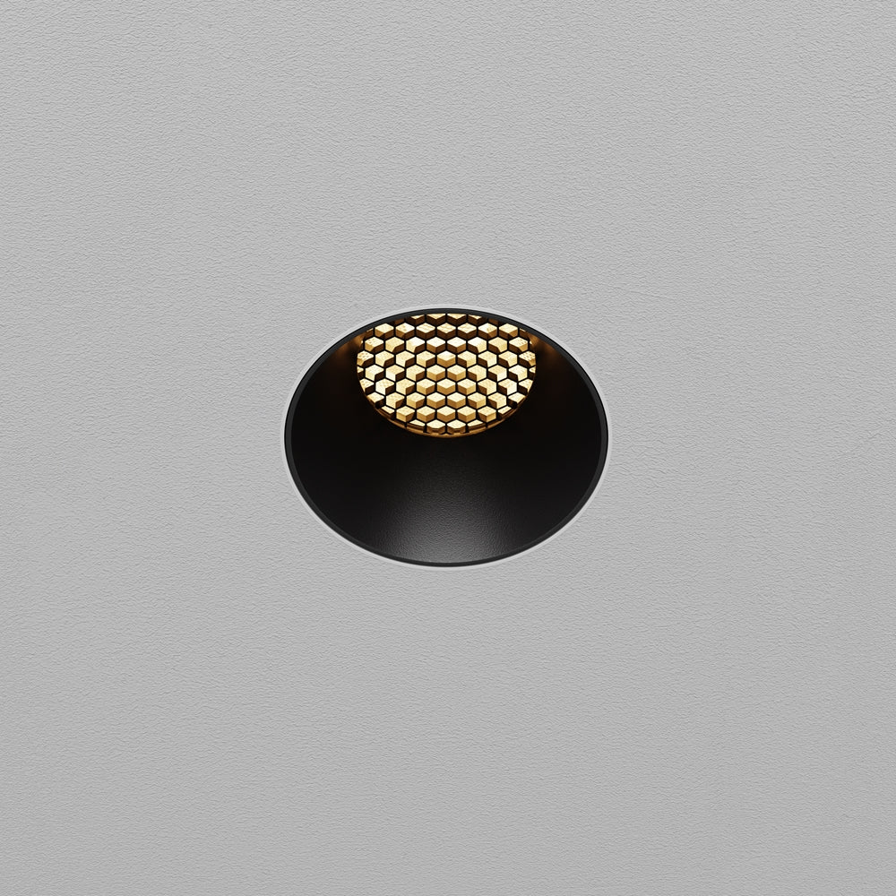 Maytoni downlight Dip LED 50° вграден кръгъл осветител, черен