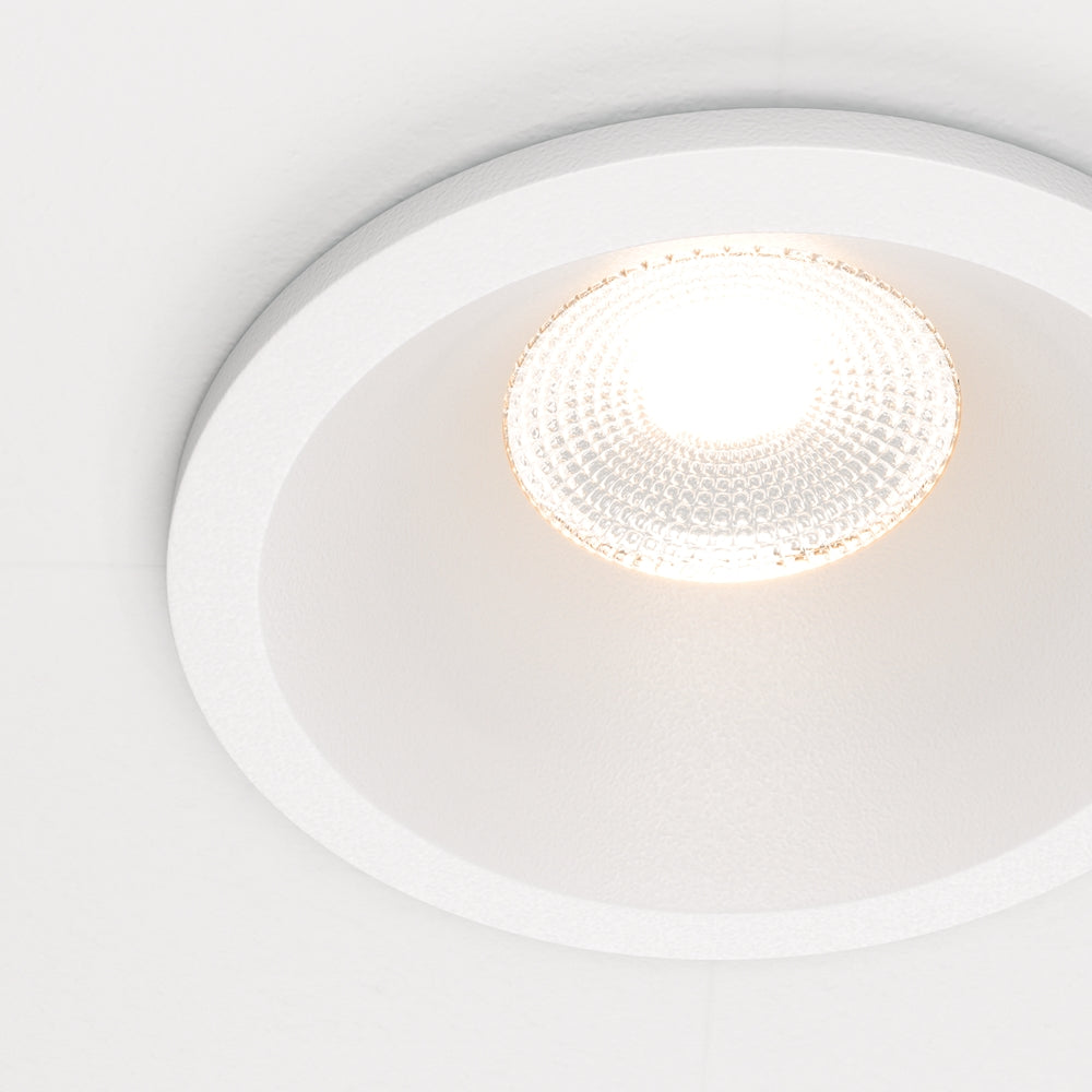 Maytoni downlight Zoom LED 60° вграден кръгъл осветител, бял