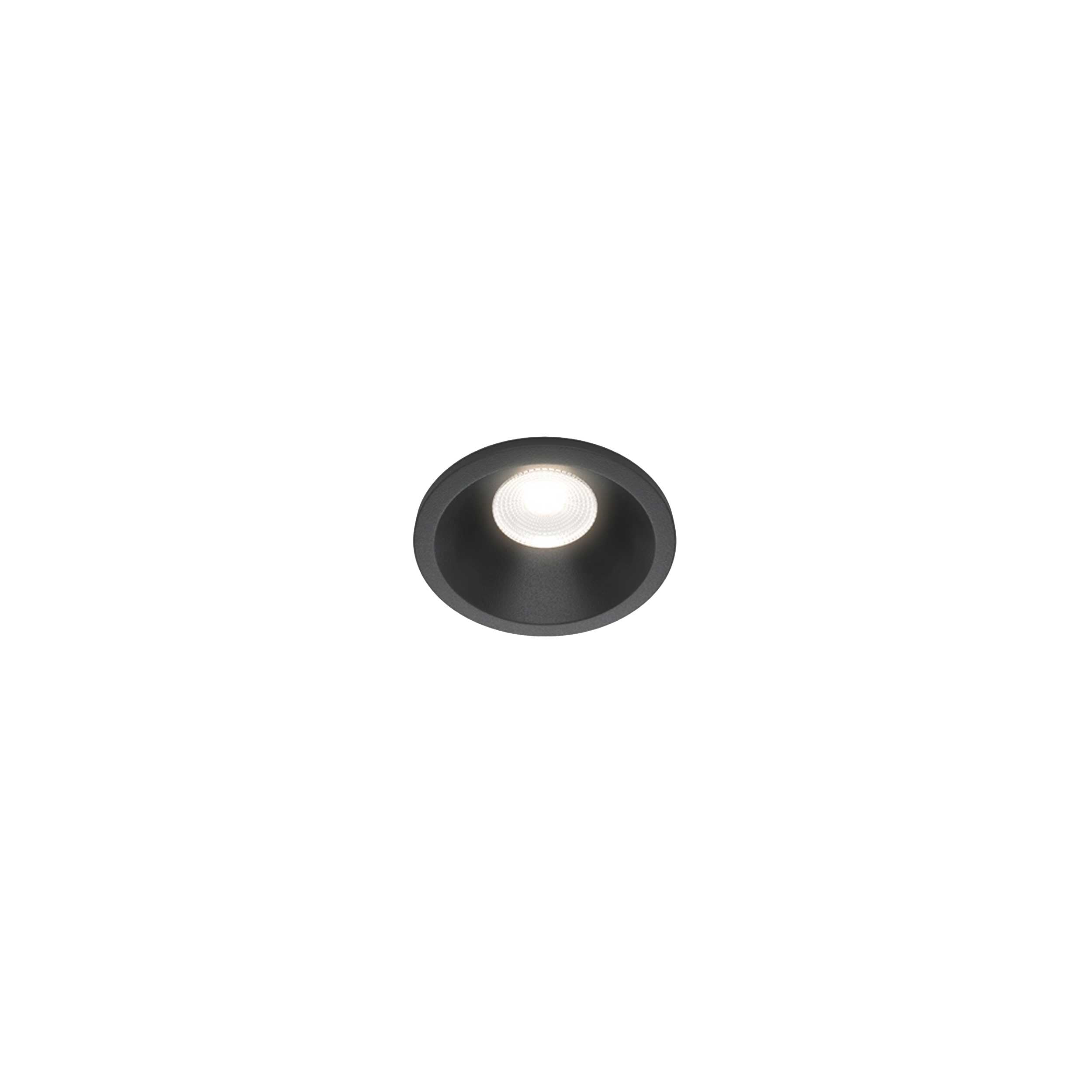 Maytoni downlight Zoom LED 60° вграден кръгъл осветител, черен