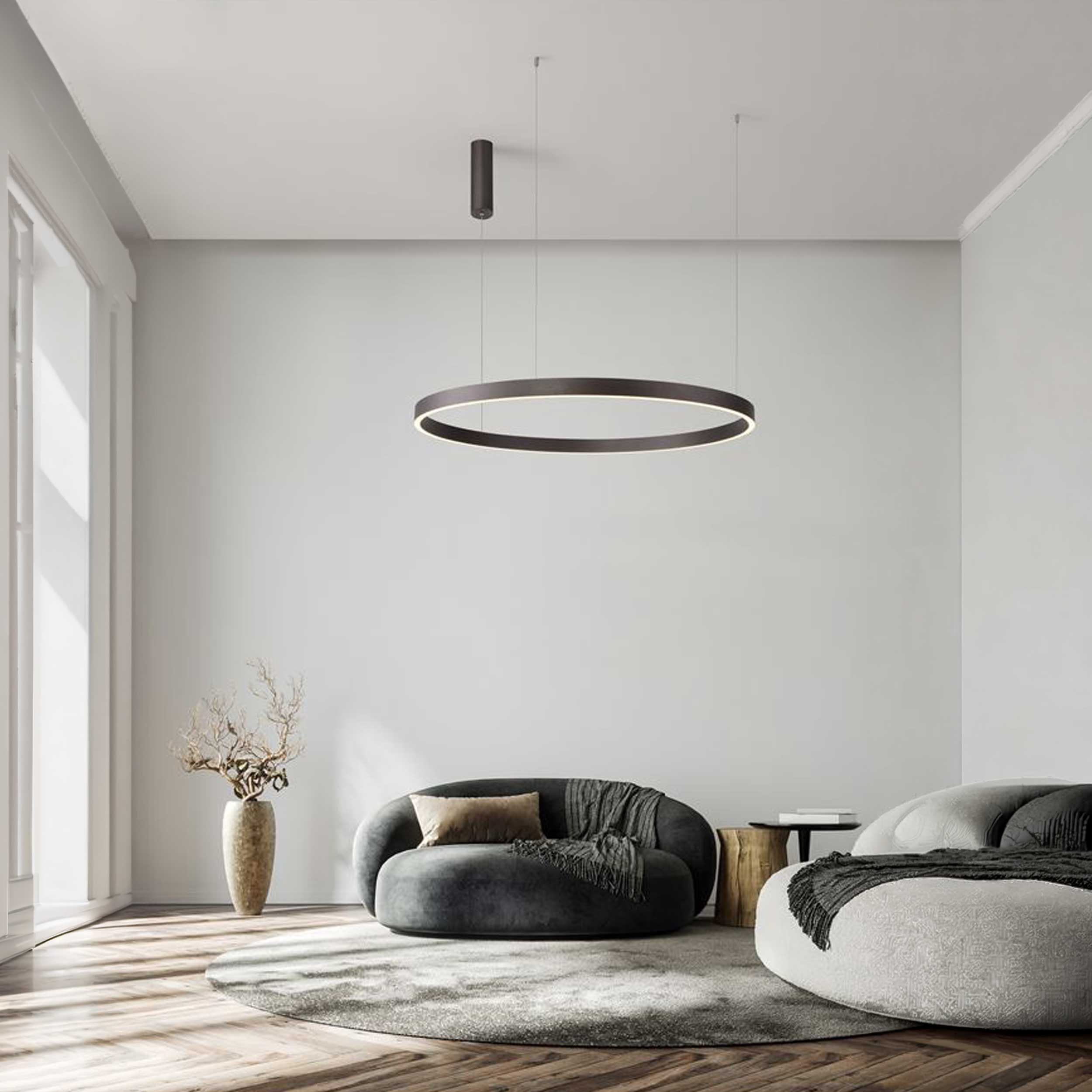 Nova Luce Elowen LED висящо кръгло осветително тяло