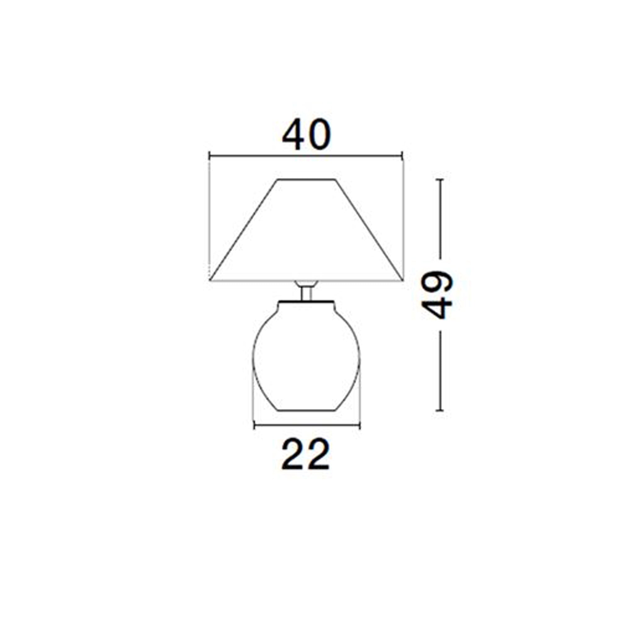 Nova Luce Lupe E27 stolní svítidlo