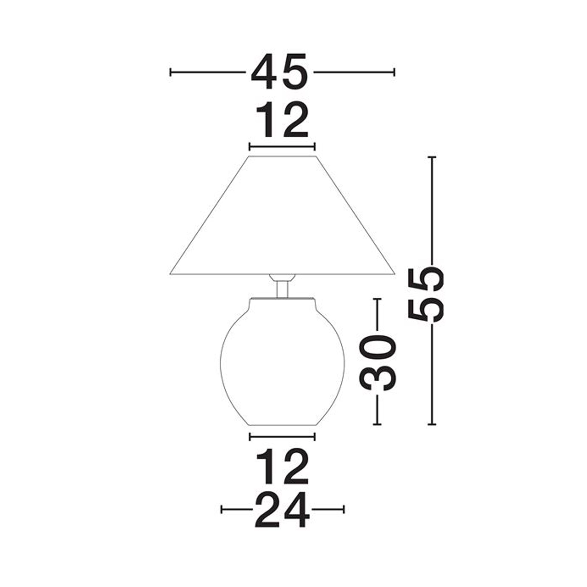 Nova Luce Lupe E27 stolní svítidlo