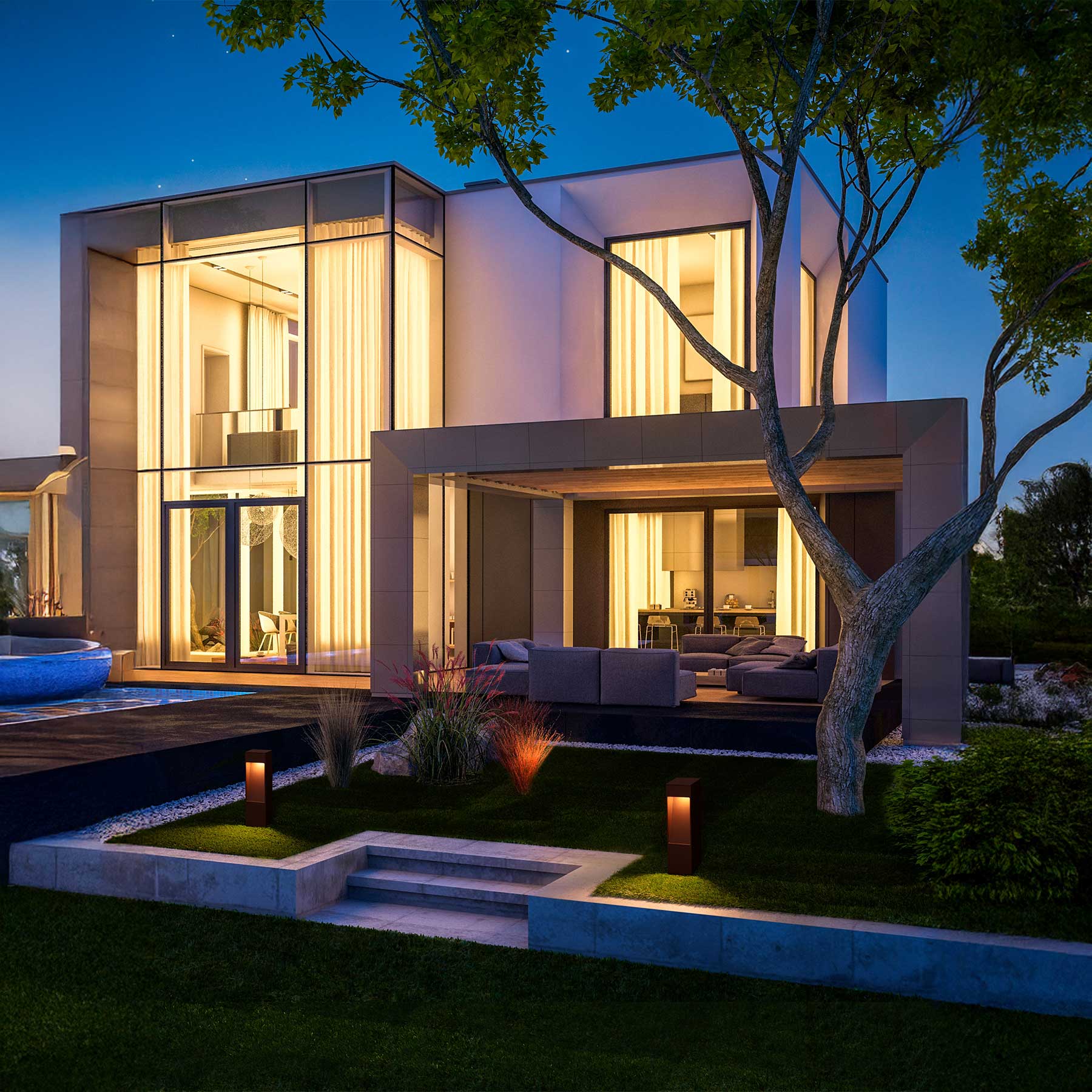 Nova Luce Maddi LED sloupkové svítidlo IP65