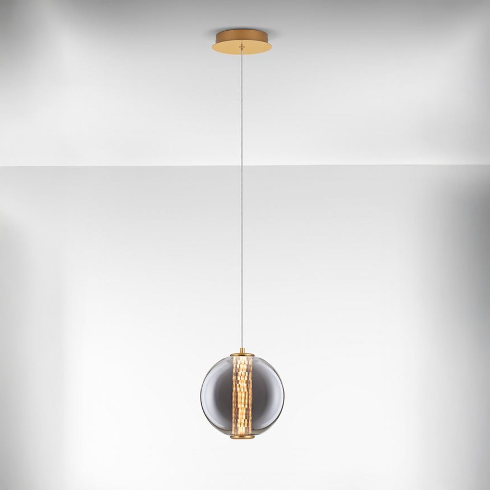 Nova Luce NAVI LED skleněné závěsné svítidlo