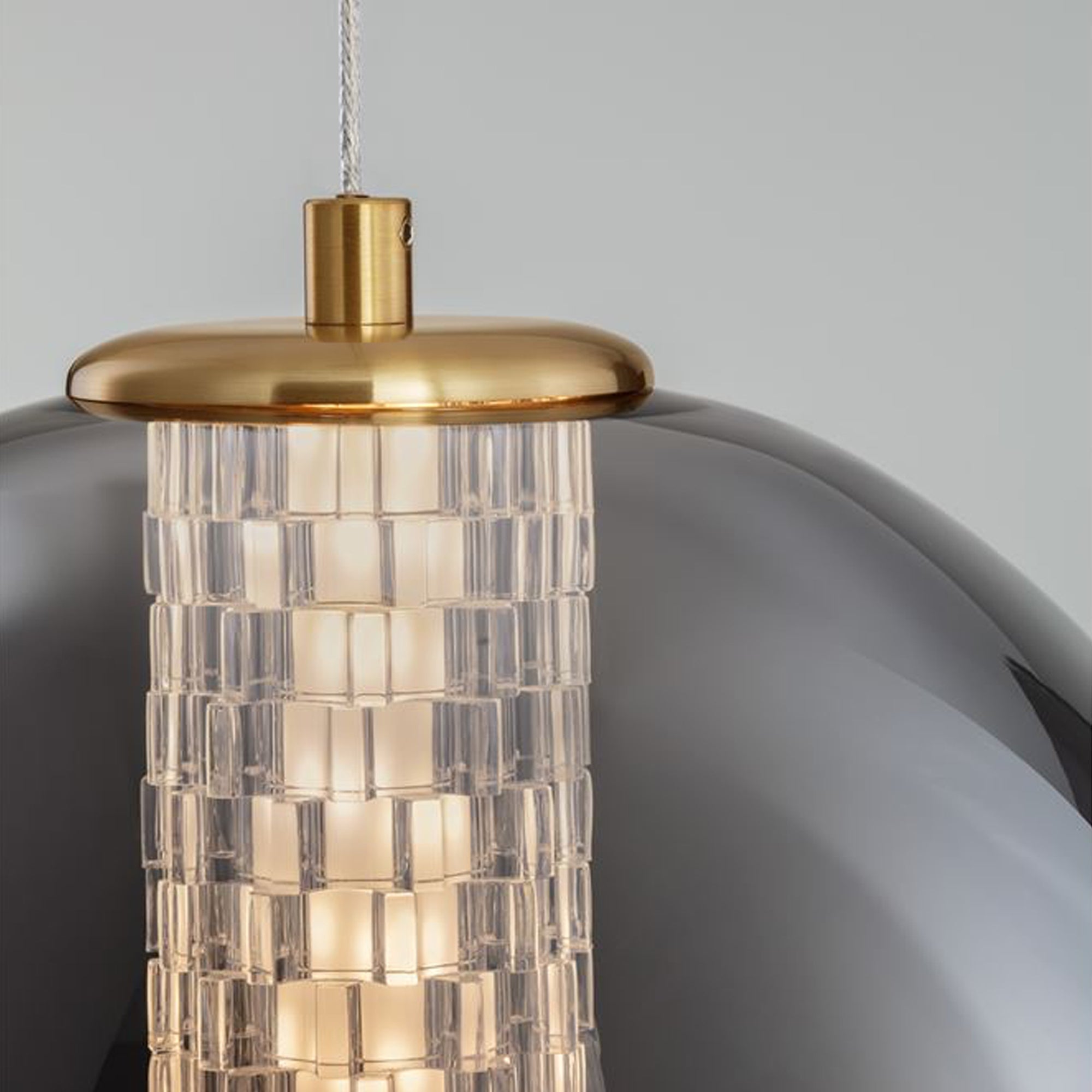 Nova Luce NAVI LED skleněné závěsné svítidlo