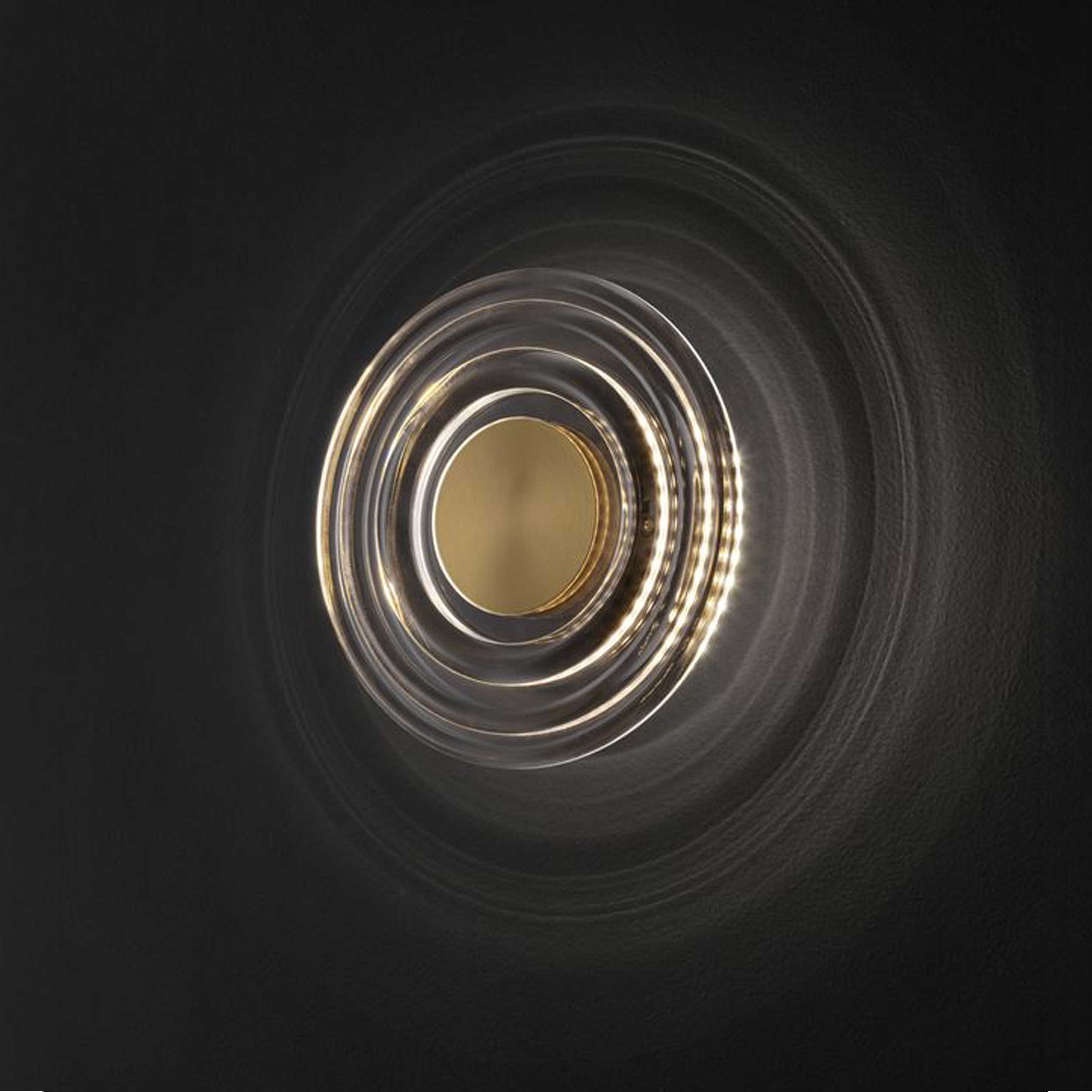 Стъклена стенна лампа Nova Luce Sianna E27