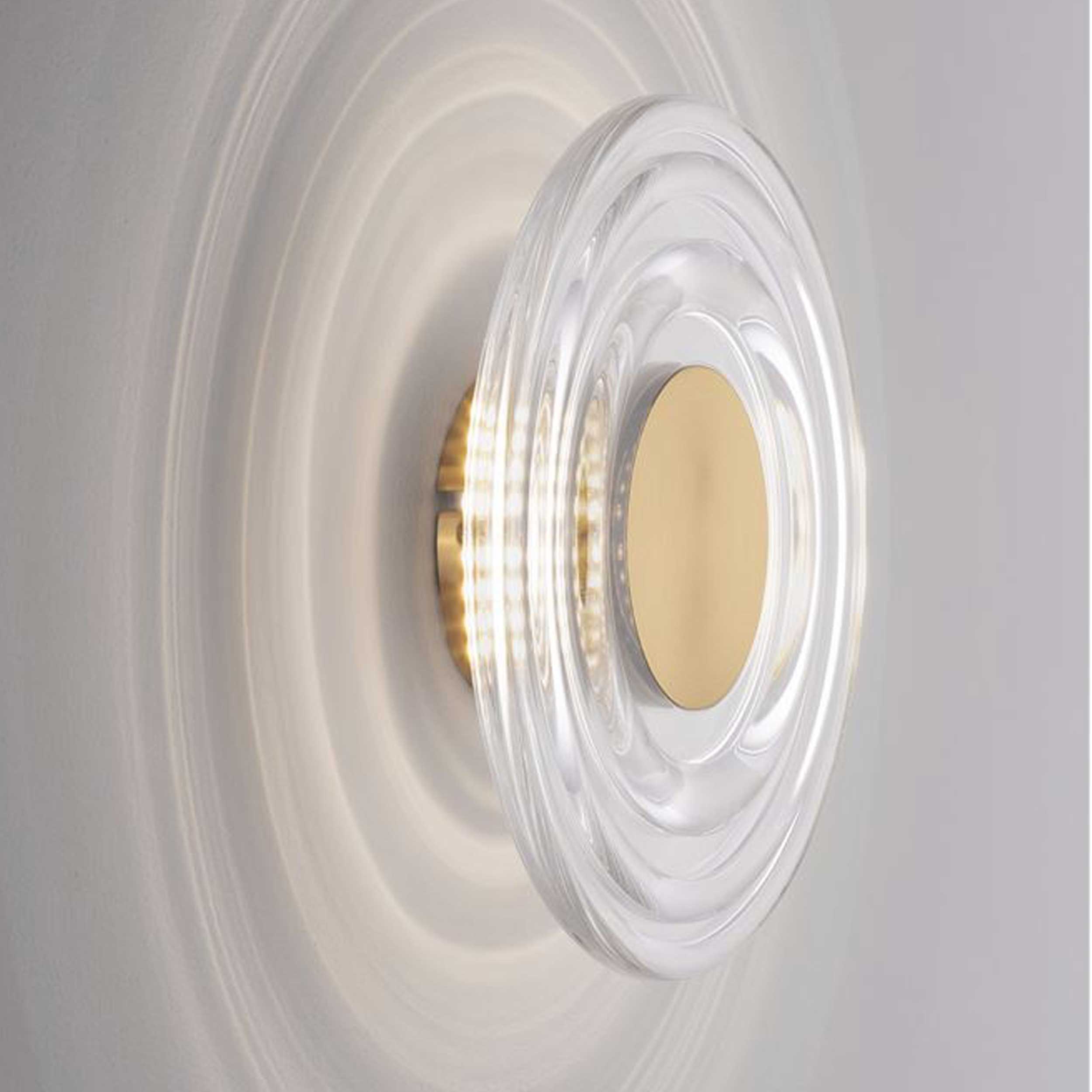 Стъклена стенна лампа Nova Luce Sianna E27