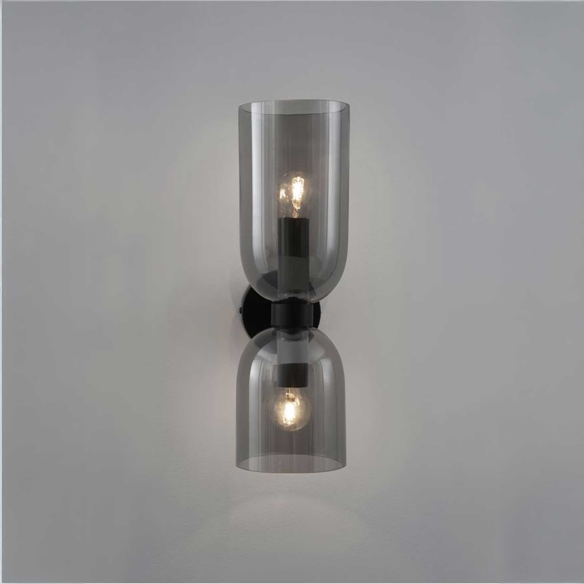 Стъклена стенна лампа Nova Luce Palmer E27