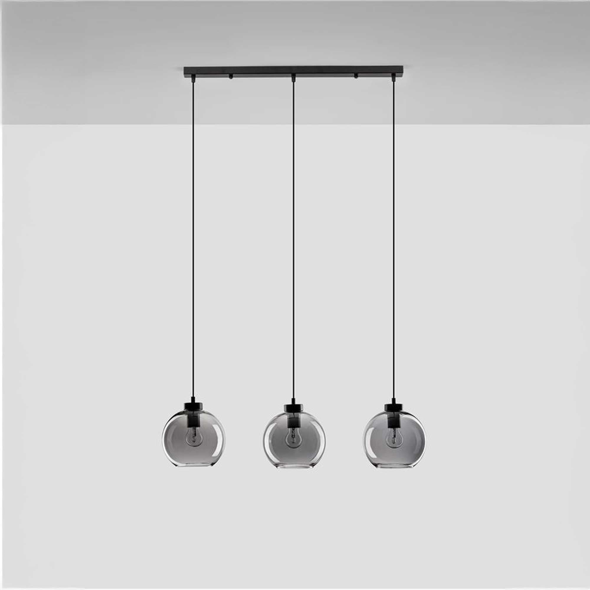 Nova Luce Palmer E27 стъклена висяща светлина надлъжно