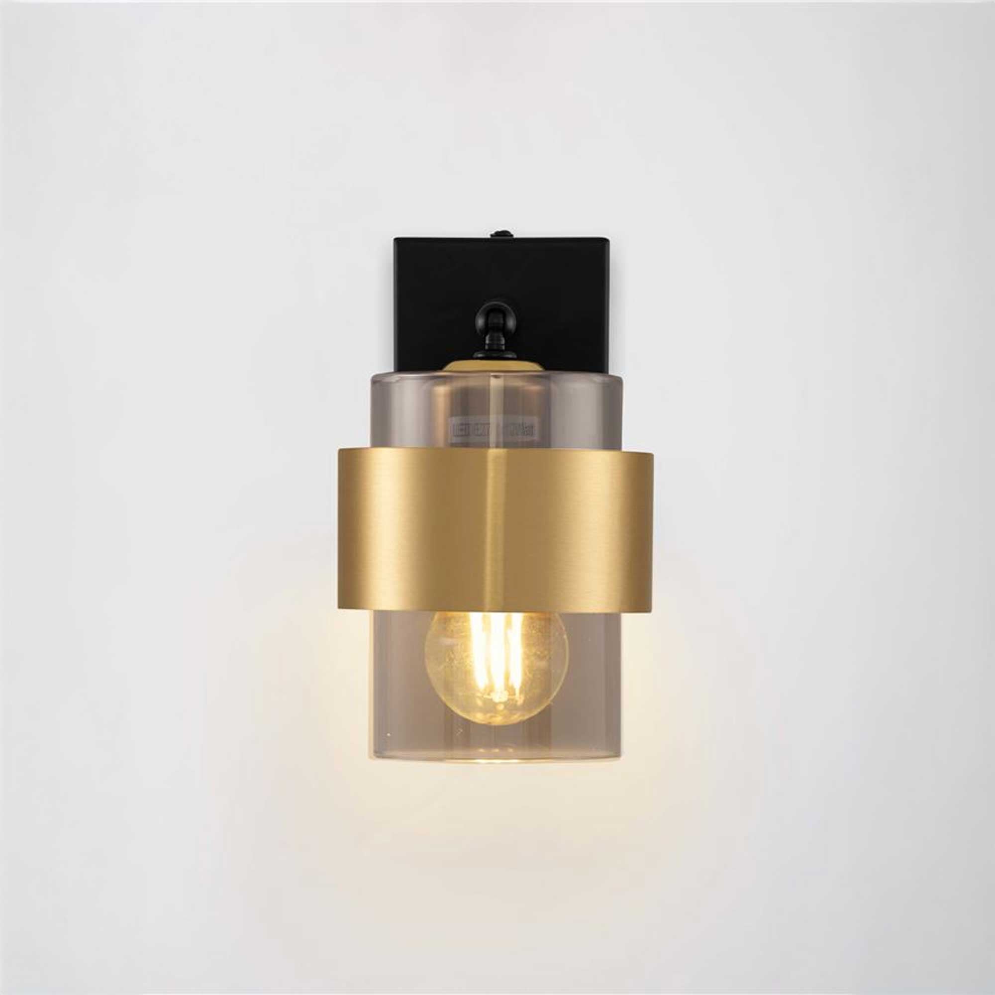 Стъклена стенна лампа Nova Luce Sianna E27